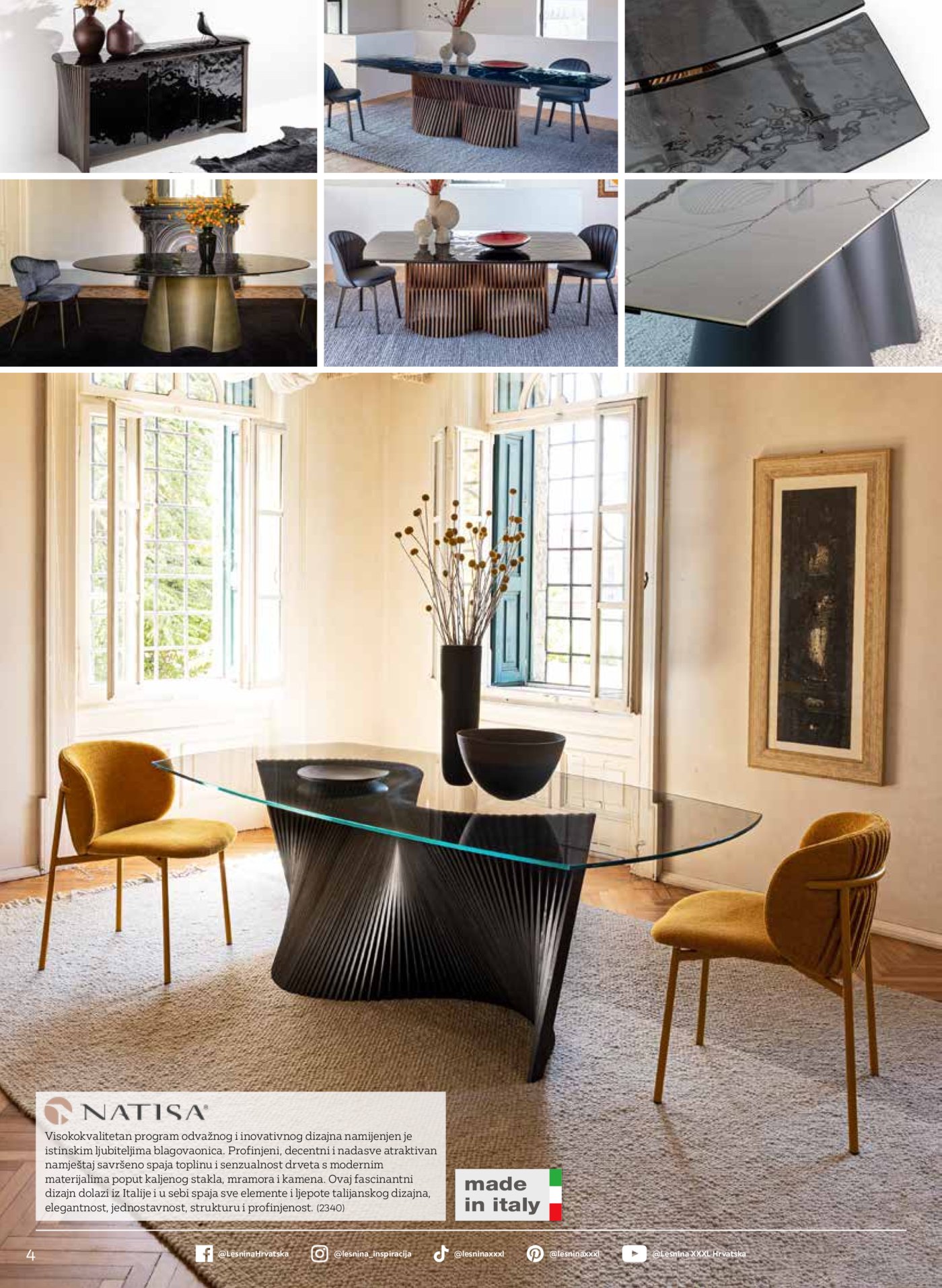 Lesnina katalog Blagovanje sa stilom 03.11.-10.11.2025.