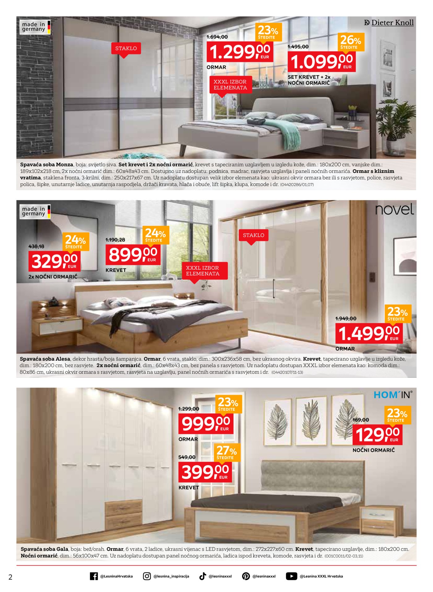 Lesnina katalog Oaza opuštanja 03.11.-20.11.2025.