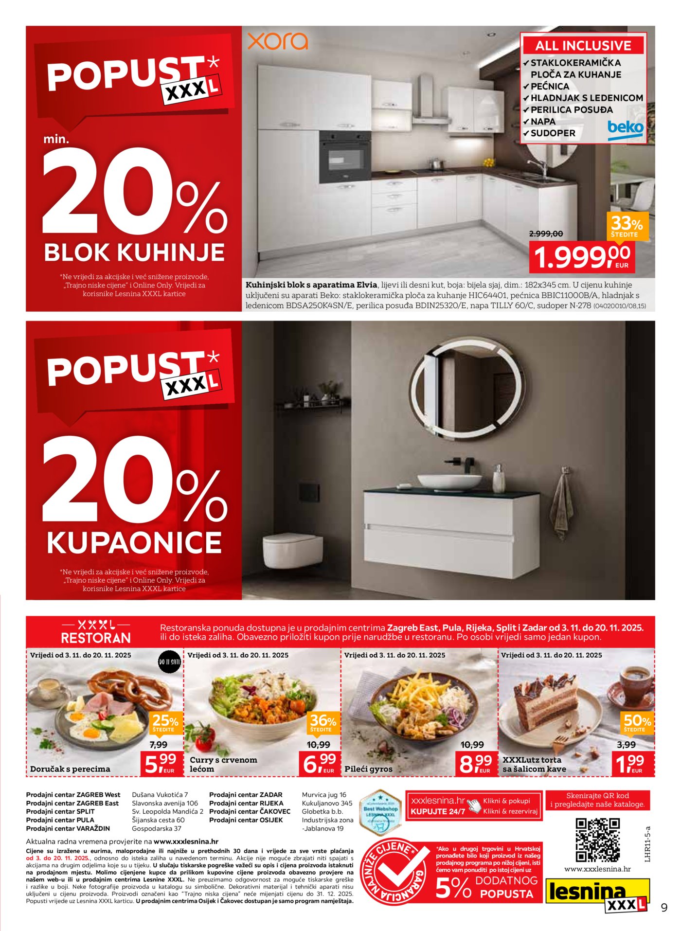Lesnina katalog Oaza opuštanja 03.11.-20.11.2025.
