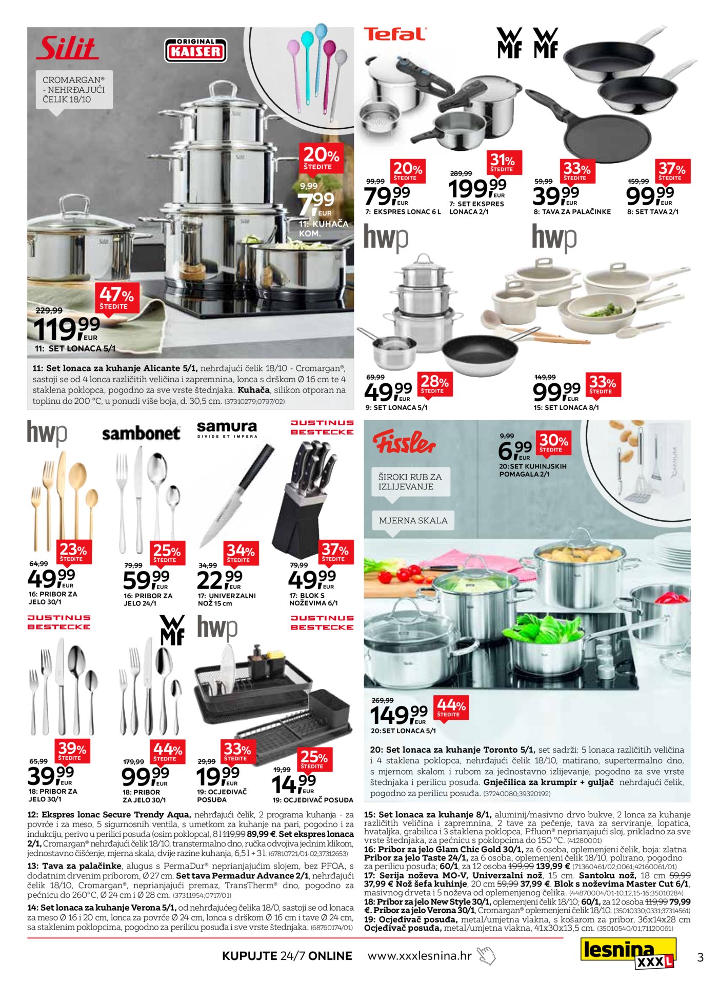 Lesnina katalog umijeće kuhanja 03.11.-20.11.2025.