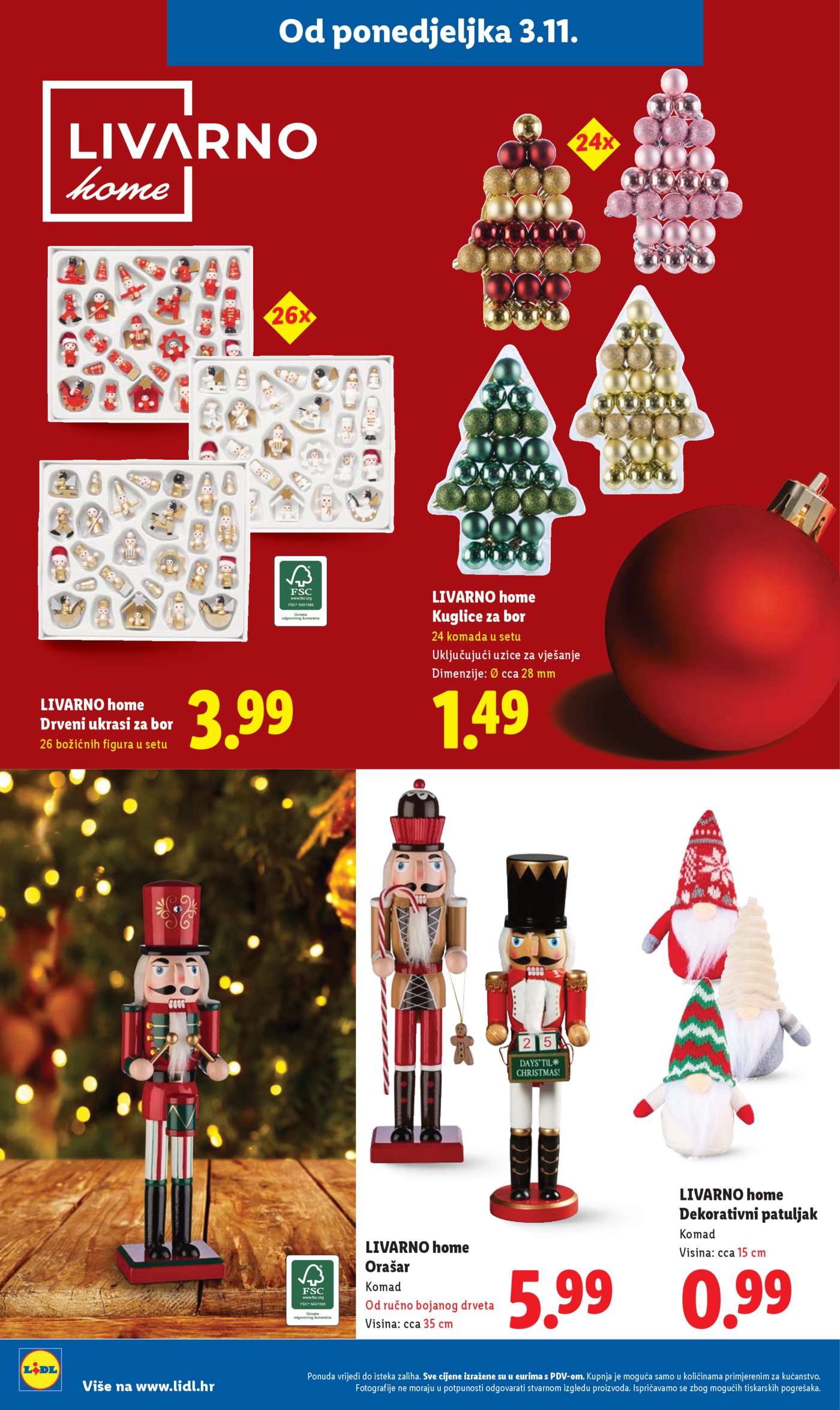 Lidl Božićni katalog 03.11. - 31.12.2025.