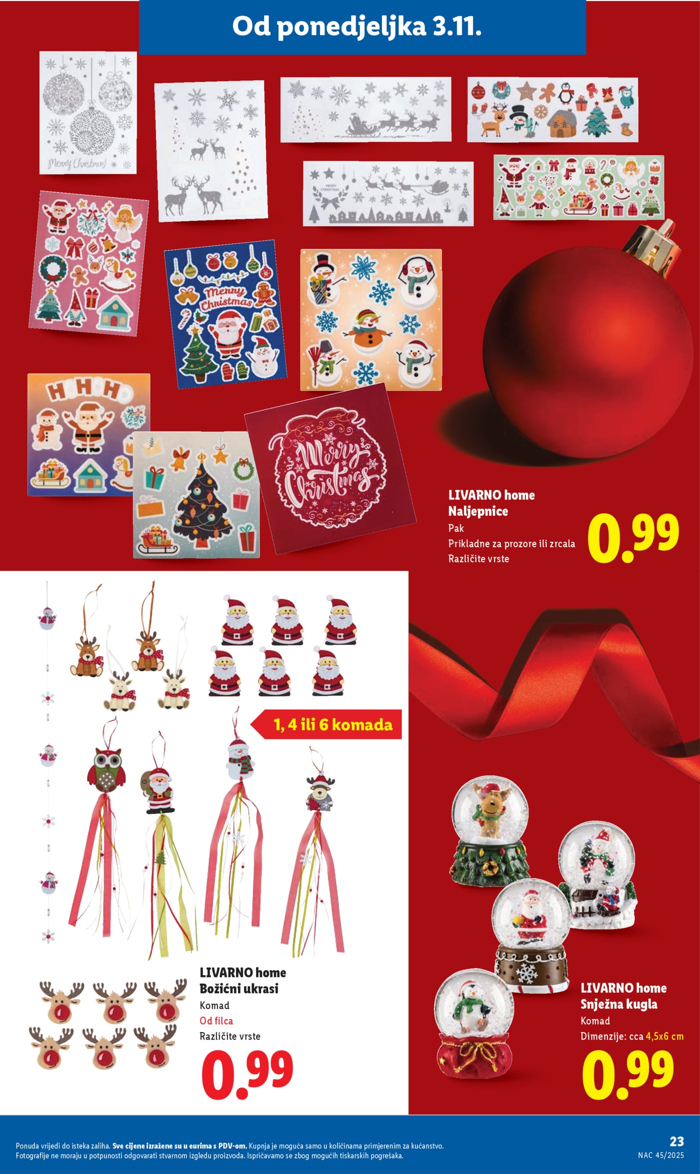 Lidl Božićni katalog 03.11. - 31.12.2025.