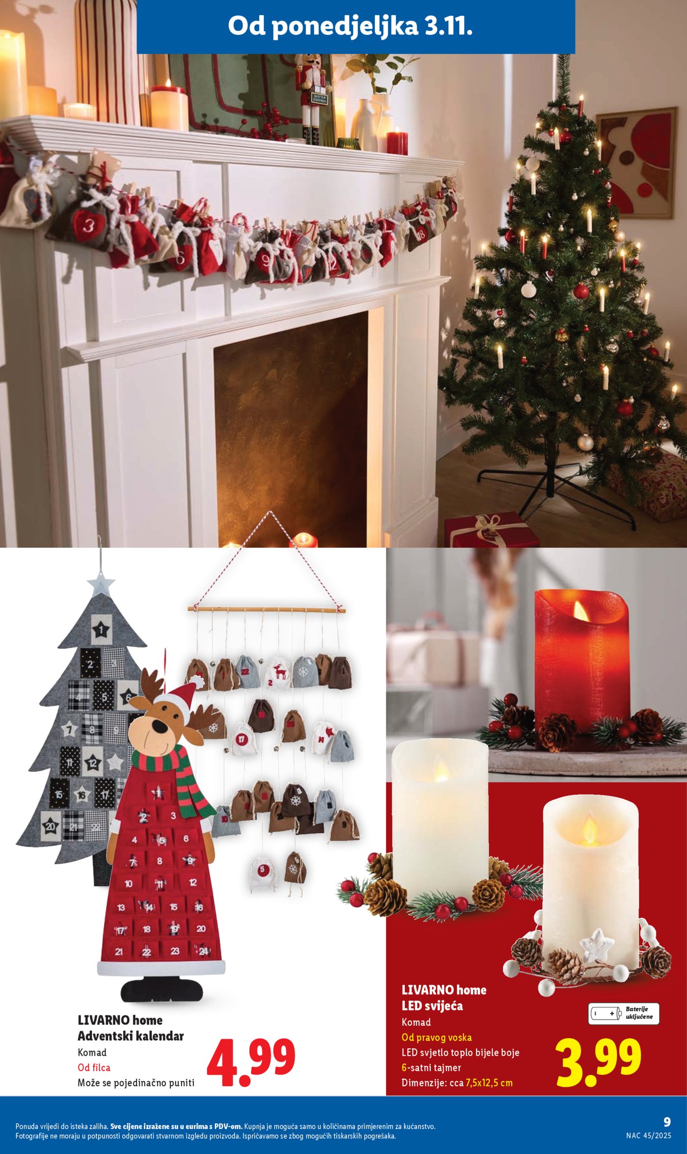 Lidl Božićni katalog 03.11. - 31.12.2025.