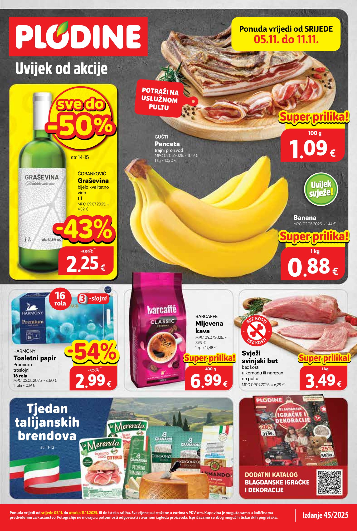 Plodine katalog Akcija 05.11.-11.11.2025.