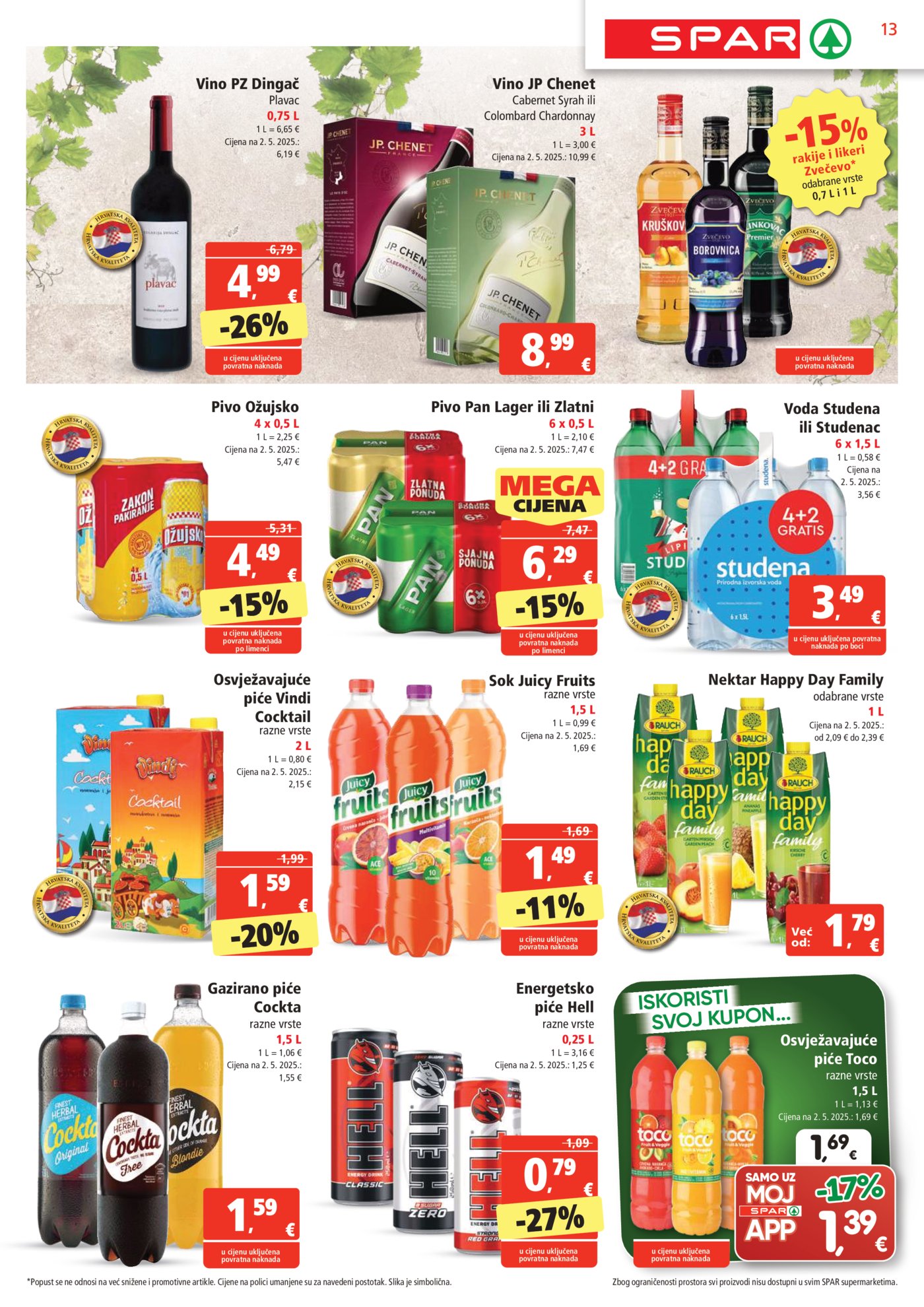 SPAR katalog Akcija 05.11.-11.11.2025.