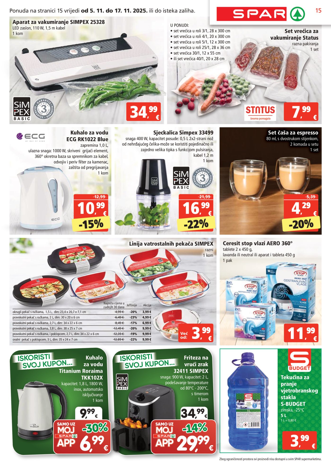 SPAR katalog Akcija 05.11.-11.11.2025.