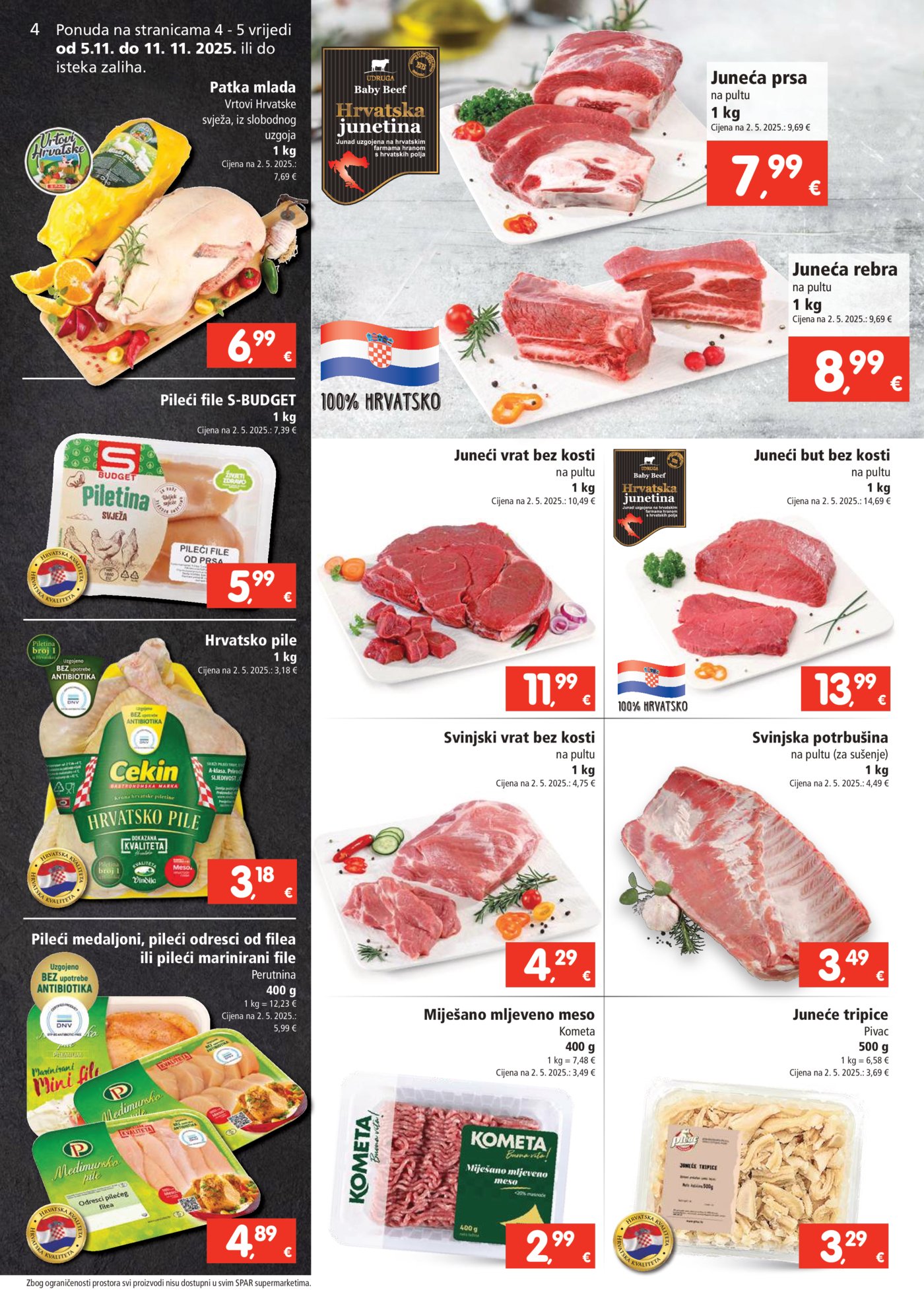 SPAR katalog Akcija 05.11.-11.11.2025.