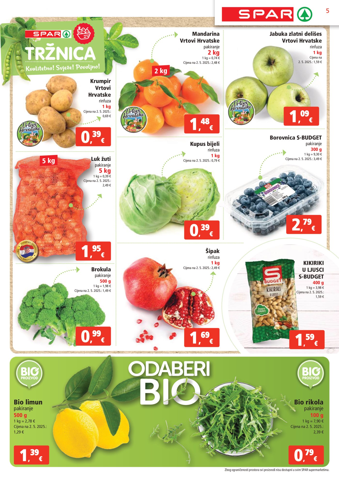 SPAR katalog Akcija 05.11.-11.11.2025.