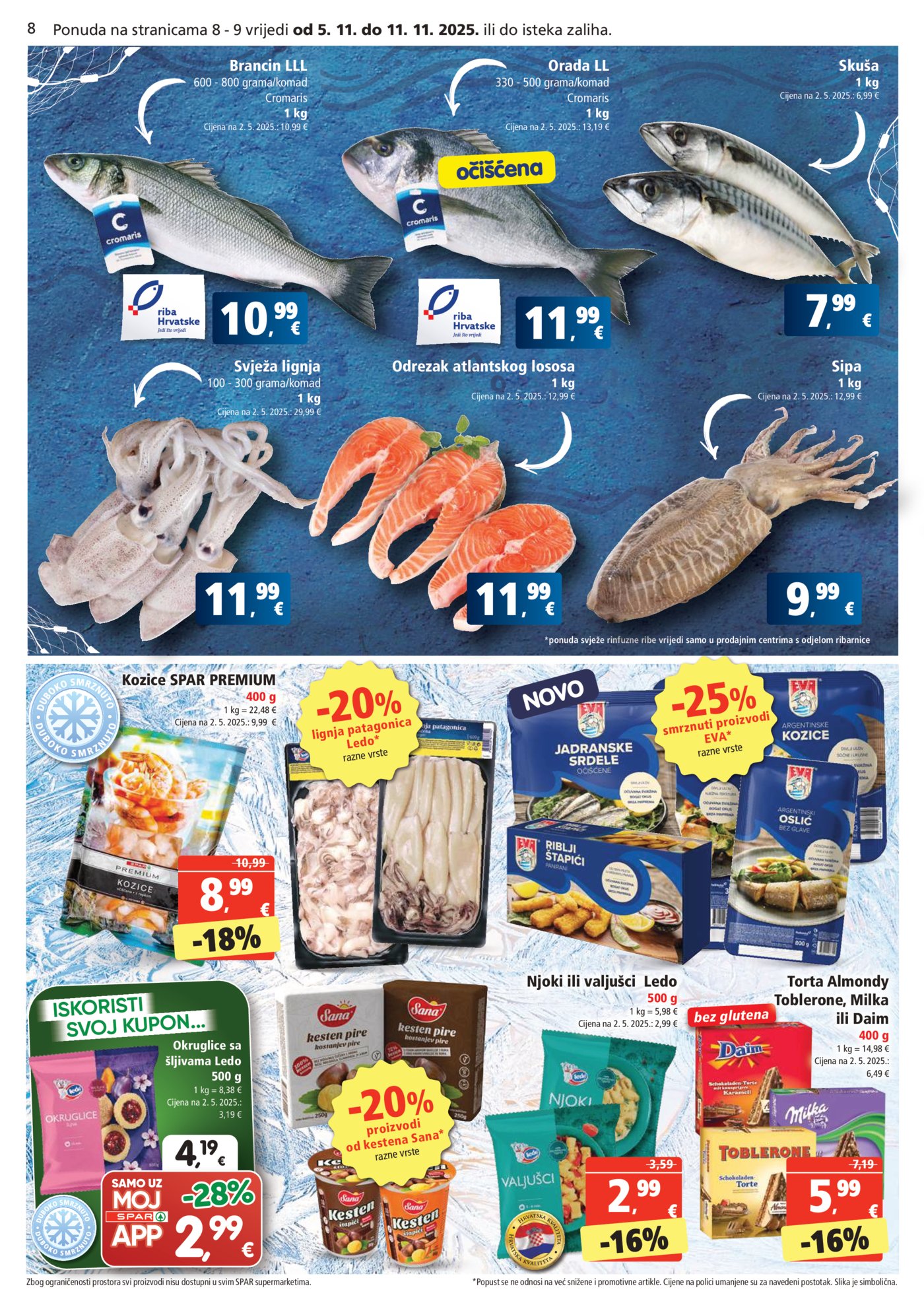 SPAR katalog Akcija 05.11.-11.11.2025.
