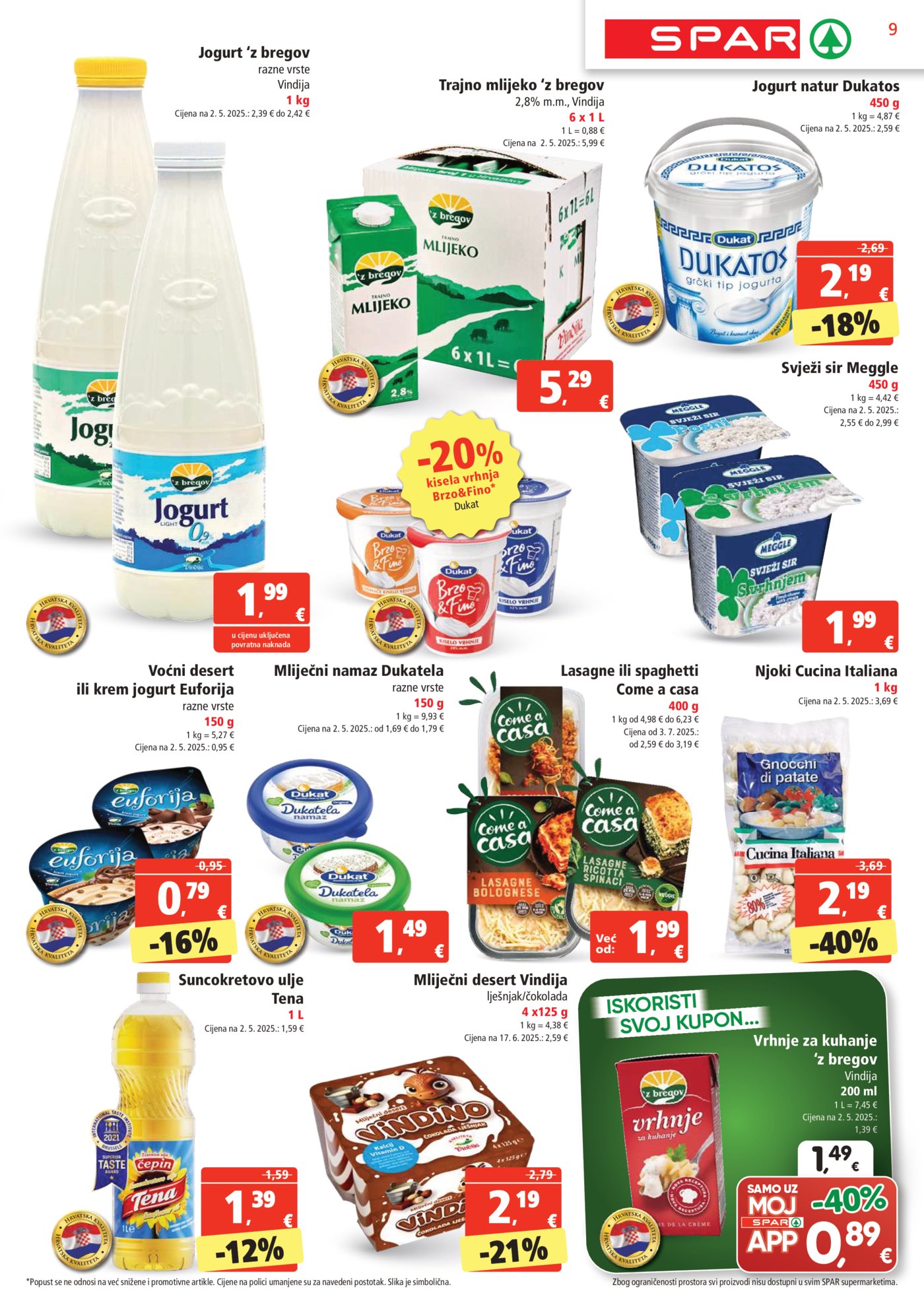 SPAR katalog Akcija 05.11.-11.11.2025.
