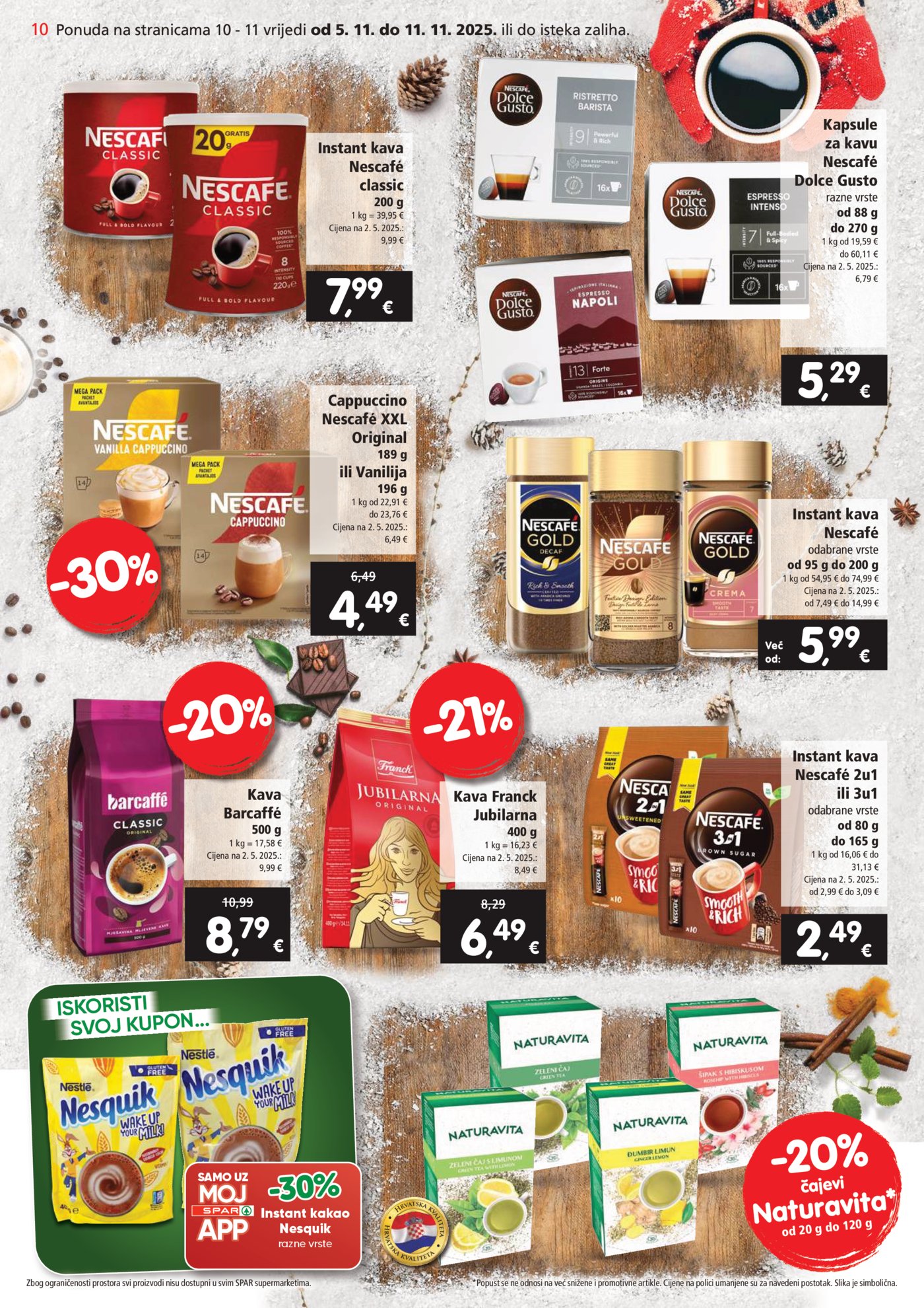SPAR katalog Akcija 05.11.-11.11.2025.