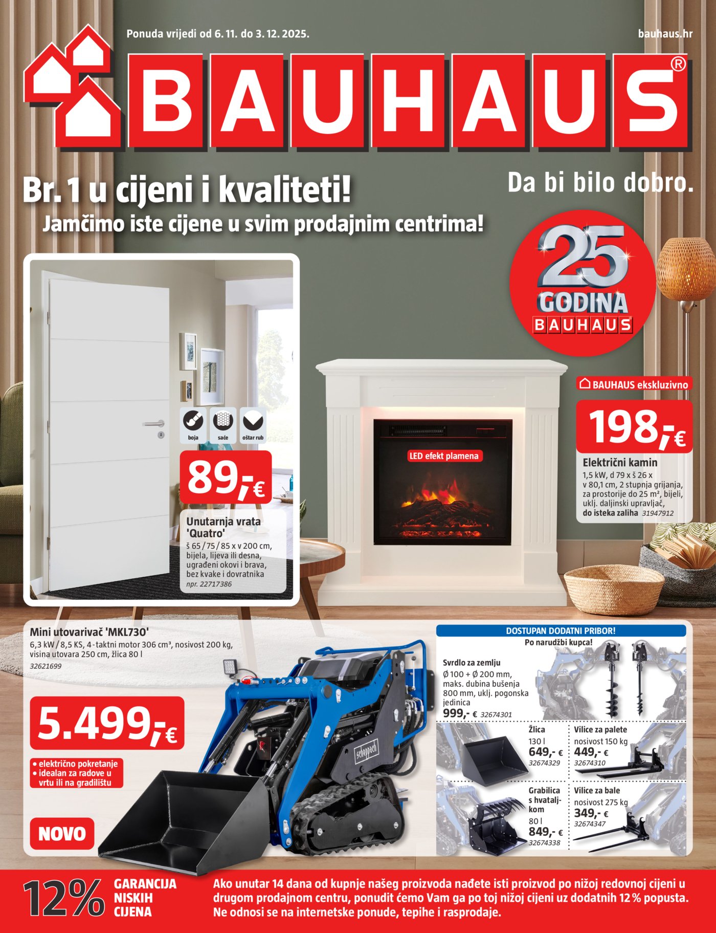 Bauhaus katalog Akcija 06.11.-03.12.2025.