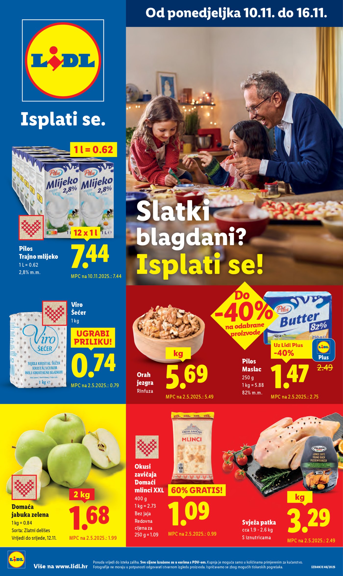 Lidl Super ponuda od ponedjeljka 10.11.-16.11.2025.