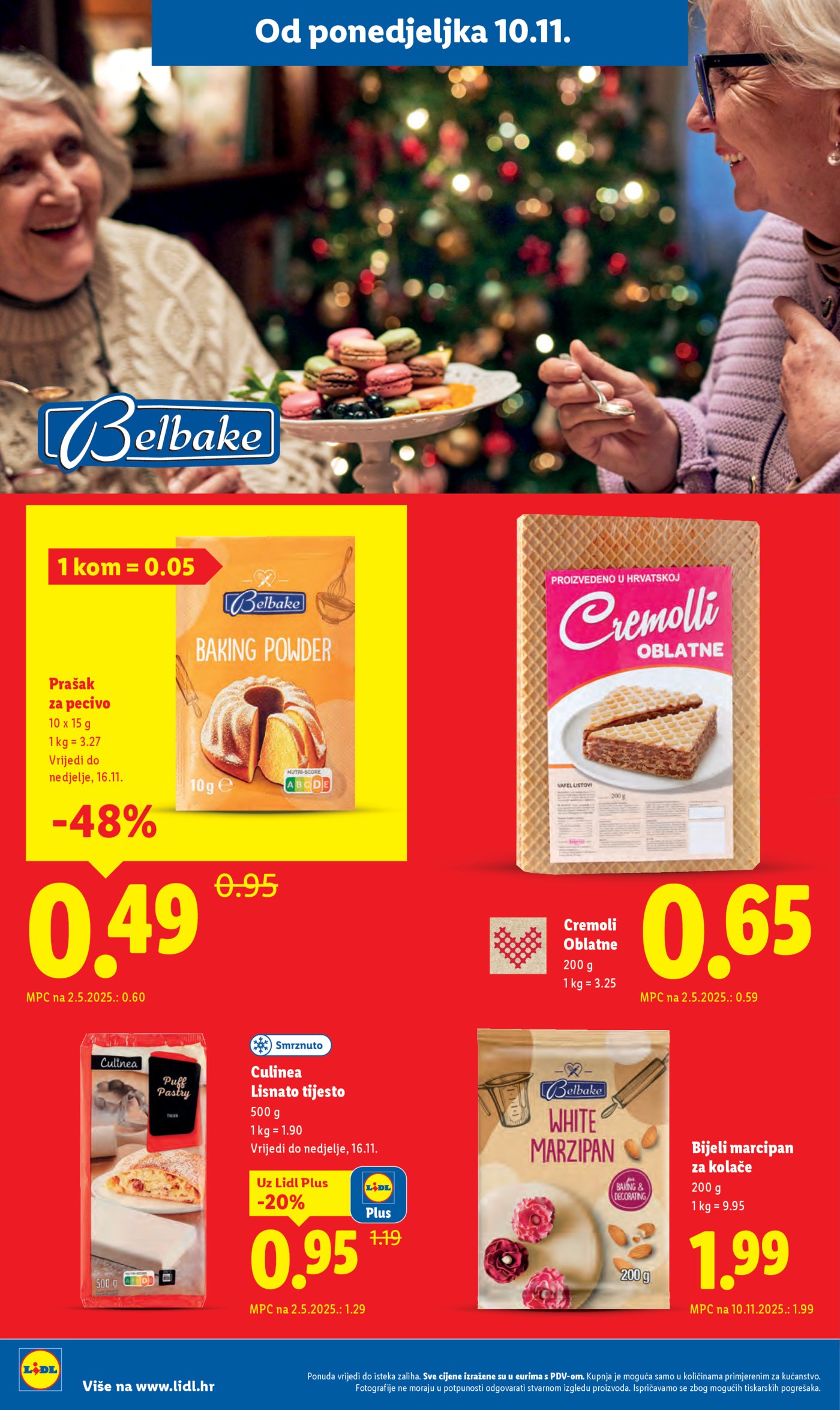 Lidl Super ponuda od ponedjeljka 10.11.-16.11.2025.