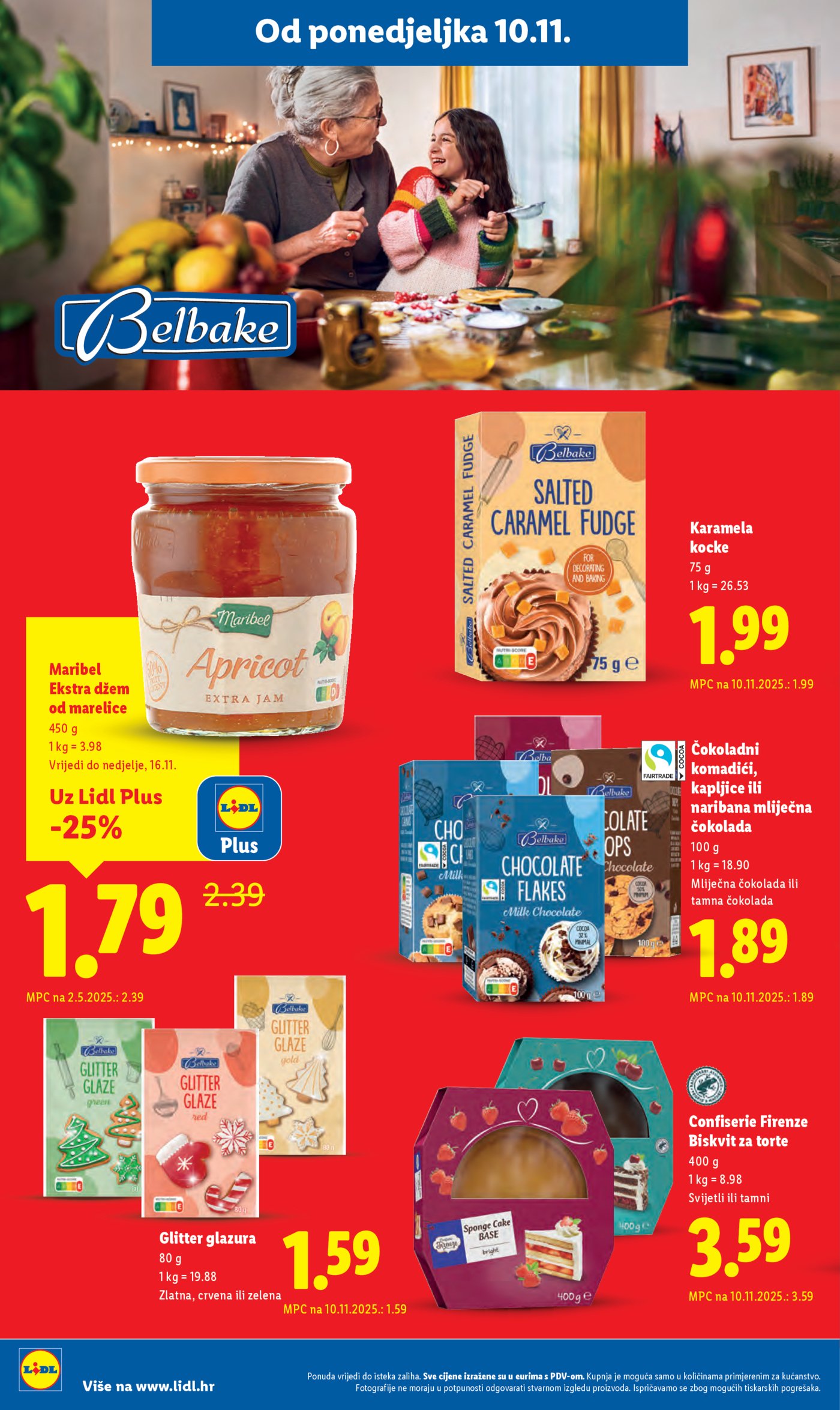 Lidl Super ponuda od ponedjeljka 10.11.-16.11.2025.
