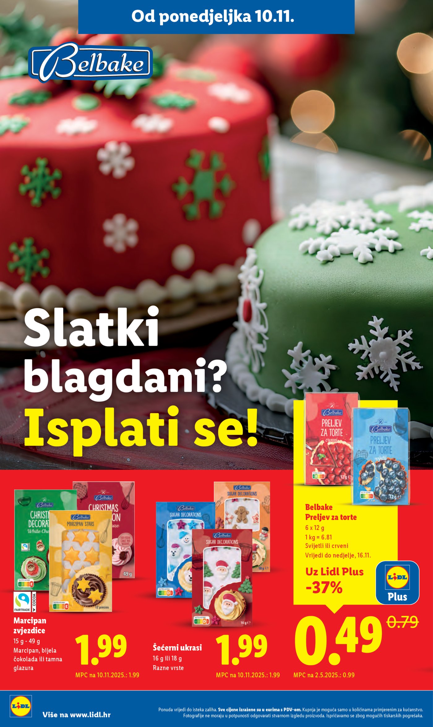 Lidl Super ponuda od ponedjeljka 10.11.-16.11.2025.