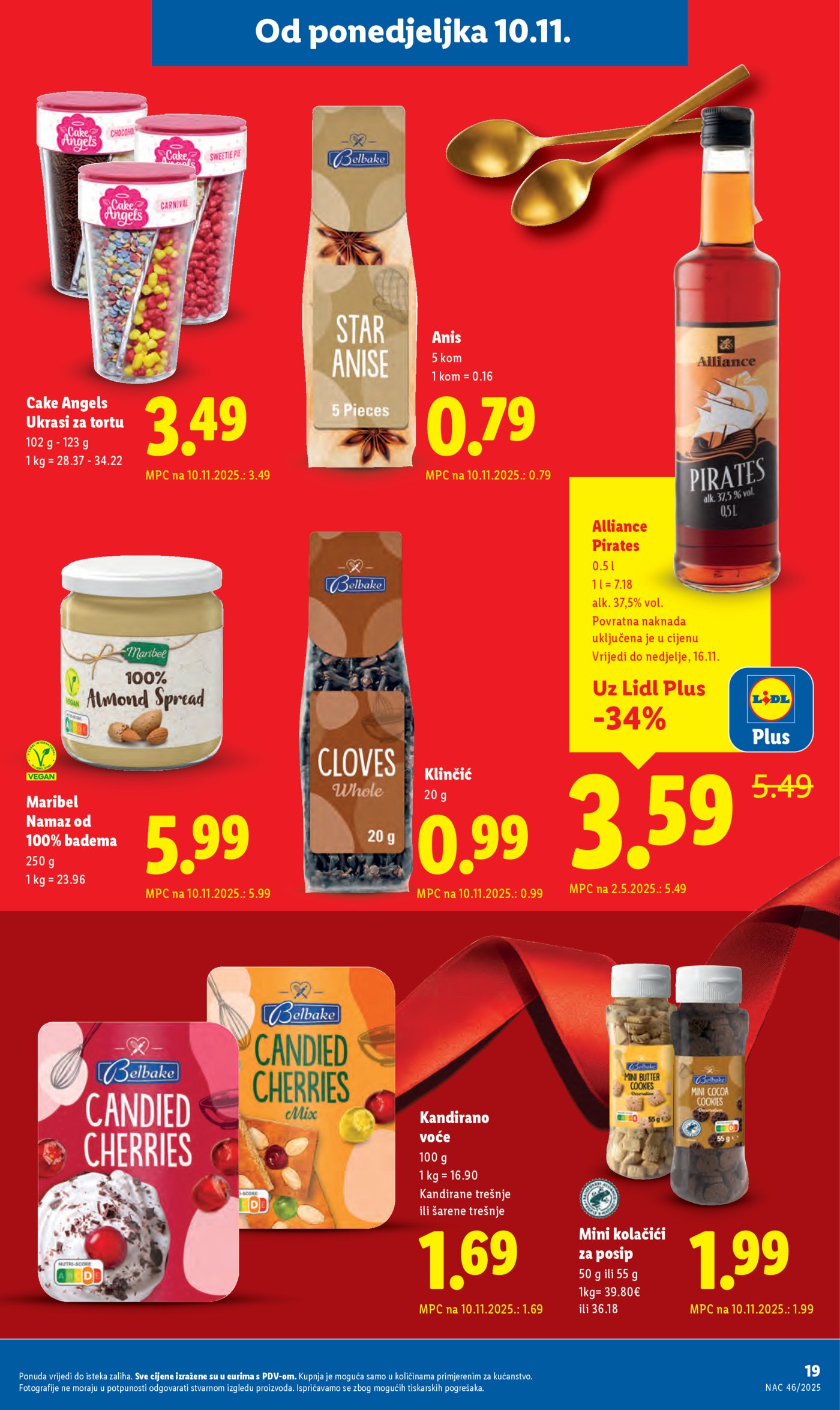 Lidl Super ponuda od ponedjeljka 10.11.-16.11.2025.