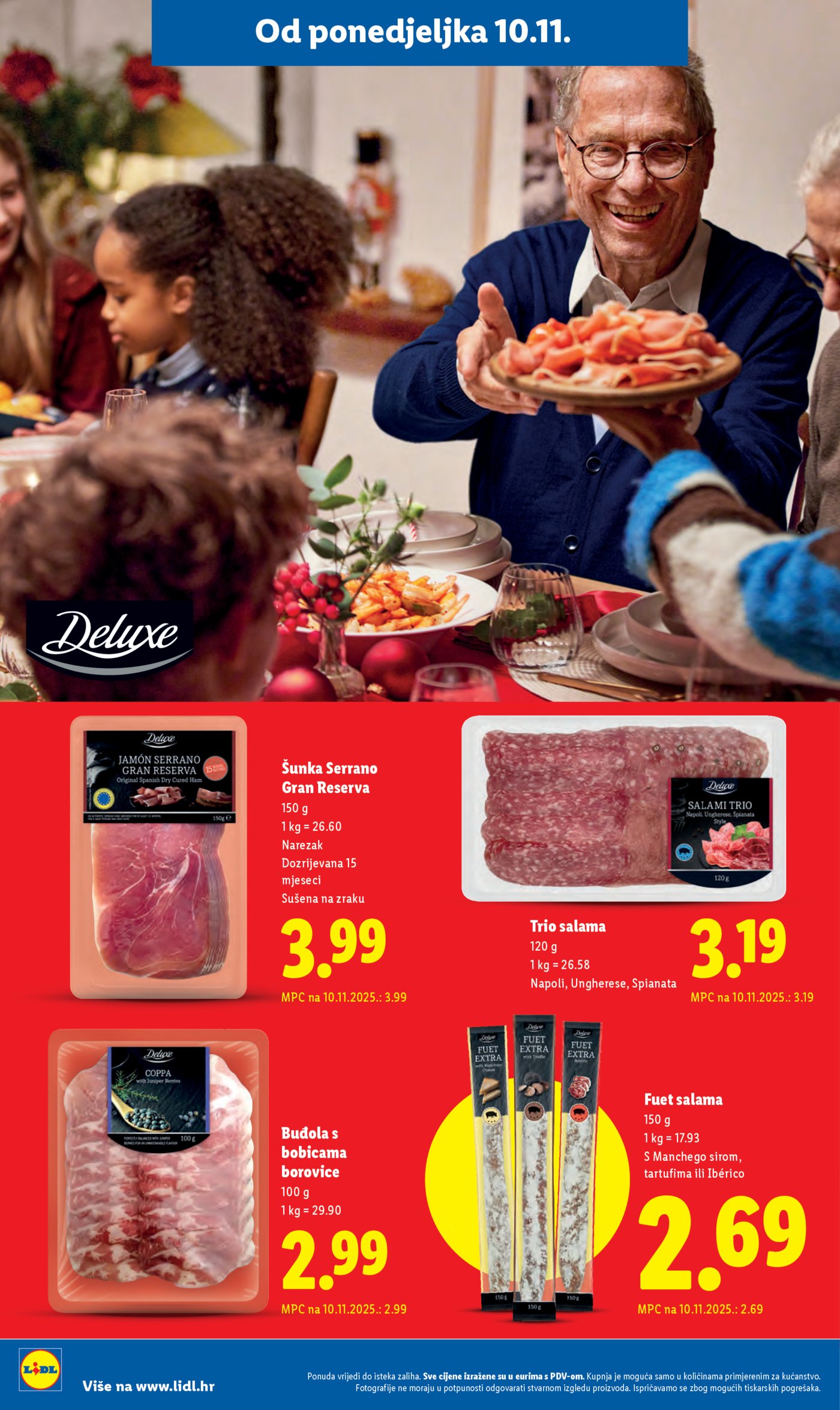 Lidl Super ponuda od ponedjeljka 10.11.-16.11.2025.