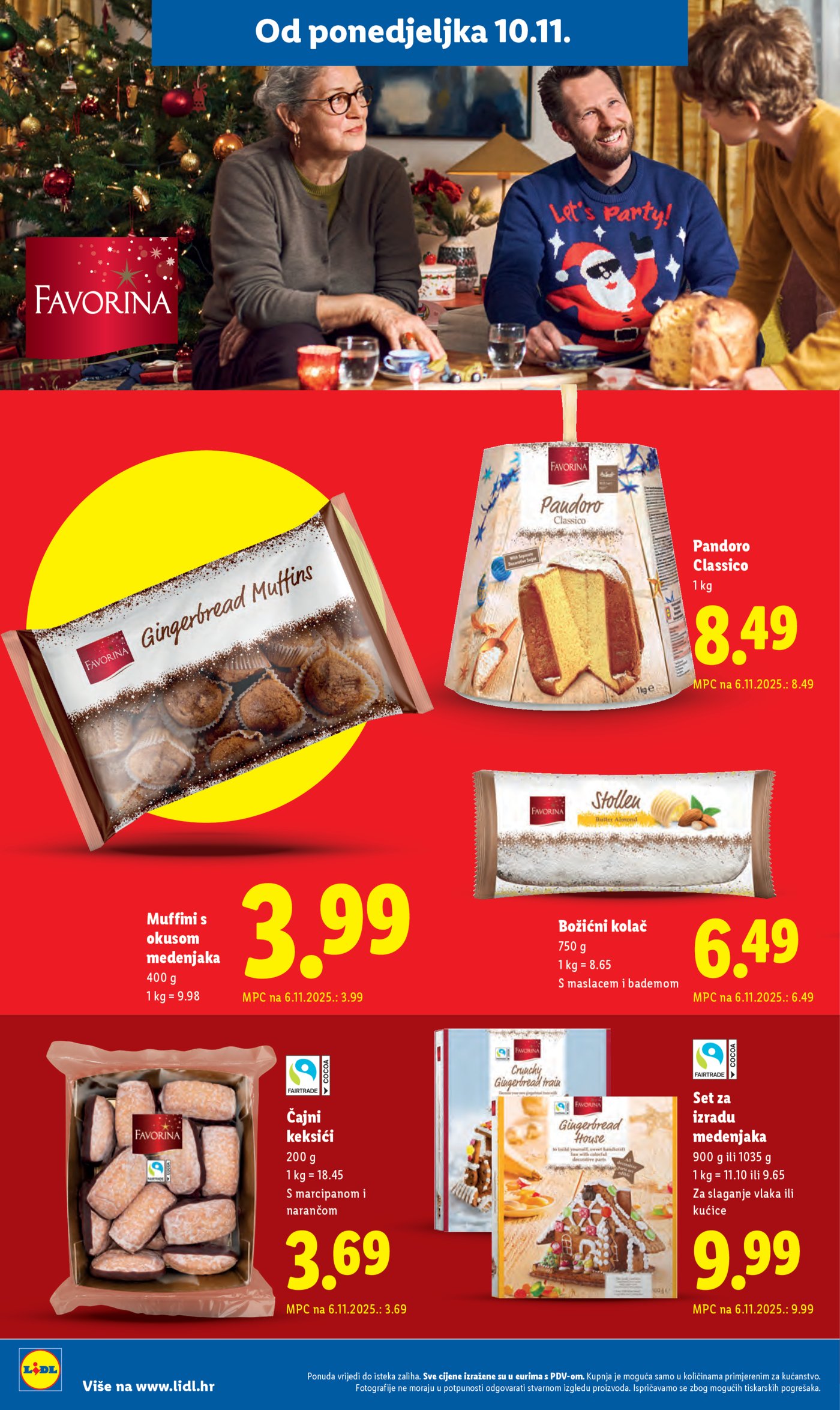 Lidl Super ponuda od ponedjeljka 10.11.-16.11.2025.