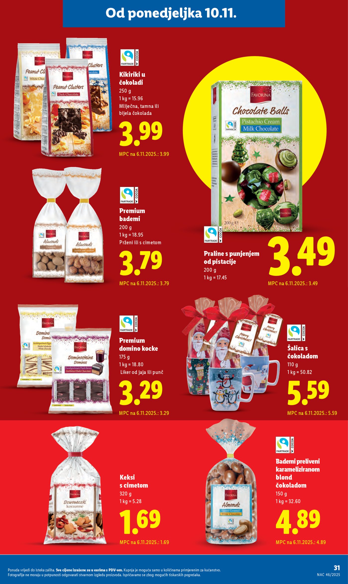 Lidl Super ponuda od ponedjeljka 10.11.-16.11.2025.