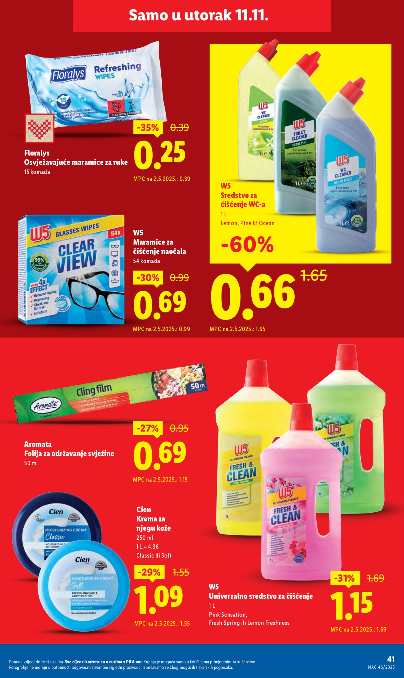 Lidl Super ponuda od ponedjeljka 10.11.-16.11.2025.