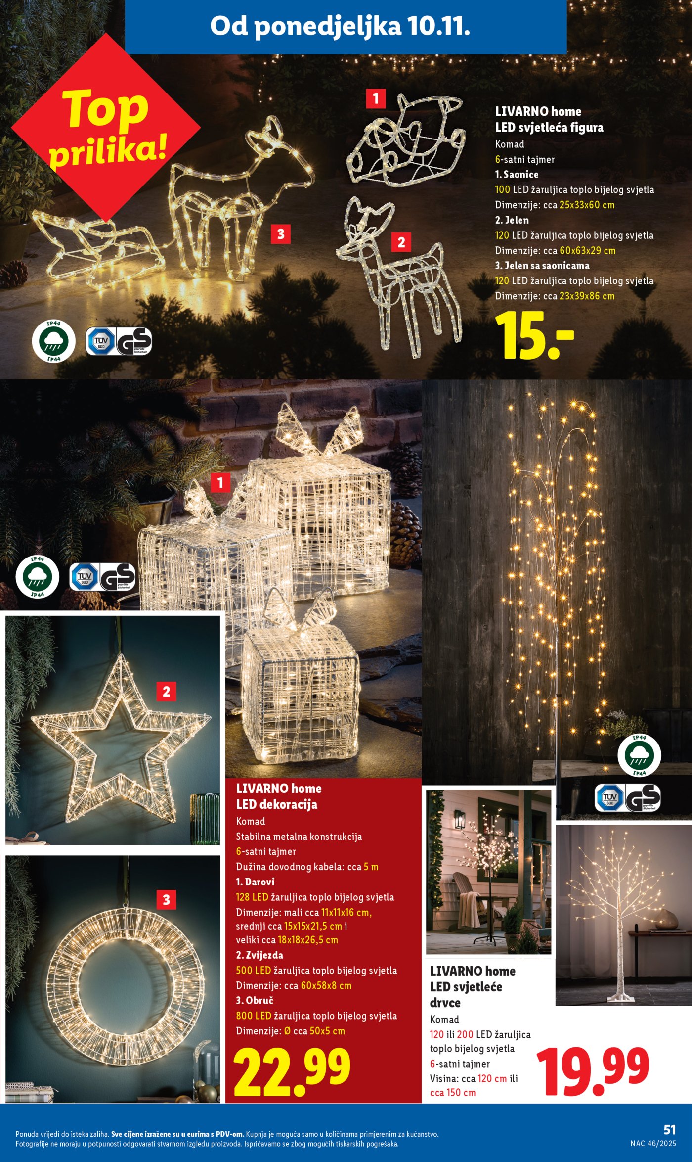 Lidl Super ponuda od ponedjeljka 10.11.-16.11.2025.