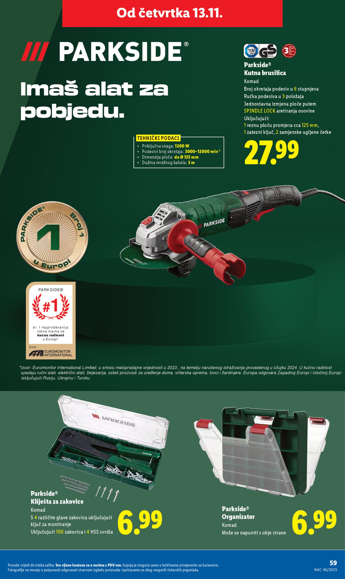 Lidl Super ponuda od ponedjeljka 10.11.-16.11.2025.