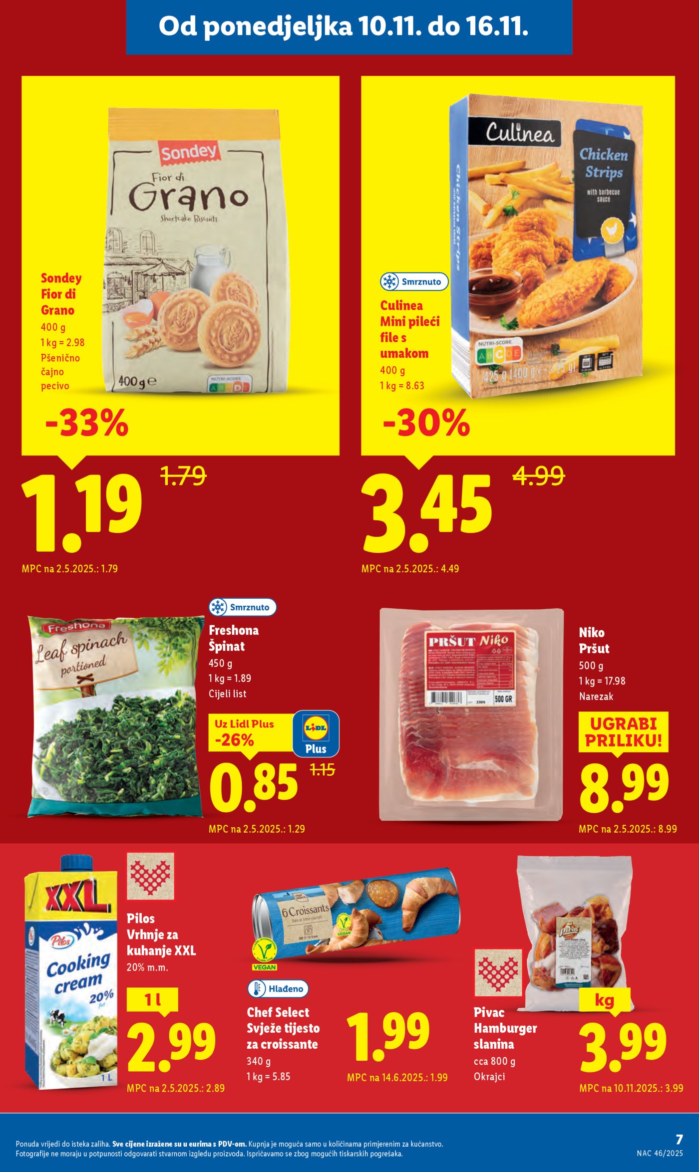 Lidl Super ponuda od ponedjeljka 10.11.-16.11.2025.