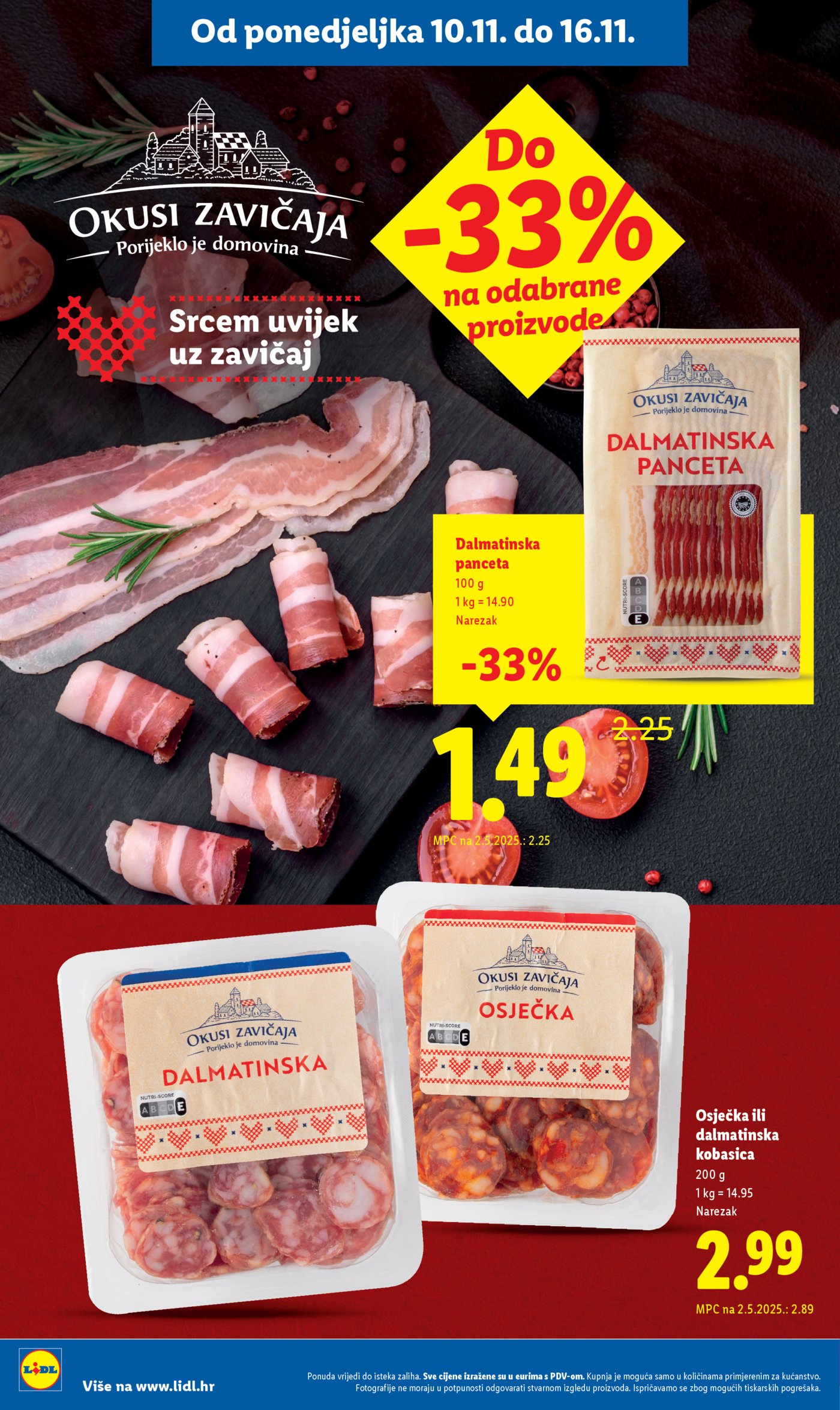 Lidl Super ponuda od ponedjeljka 10.11.-16.11.2025.