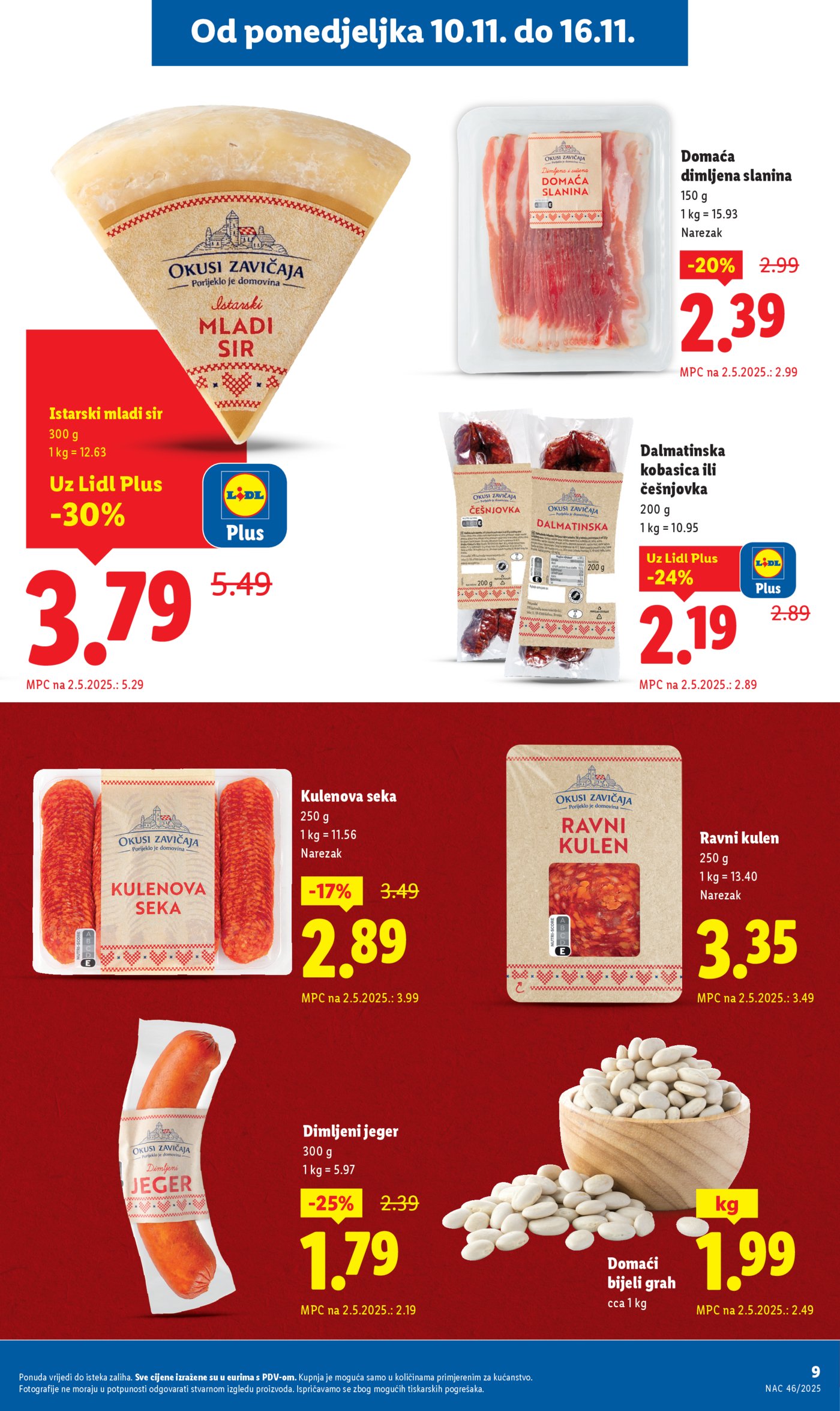 Lidl Super ponuda od ponedjeljka 10.11.-16.11.2025.