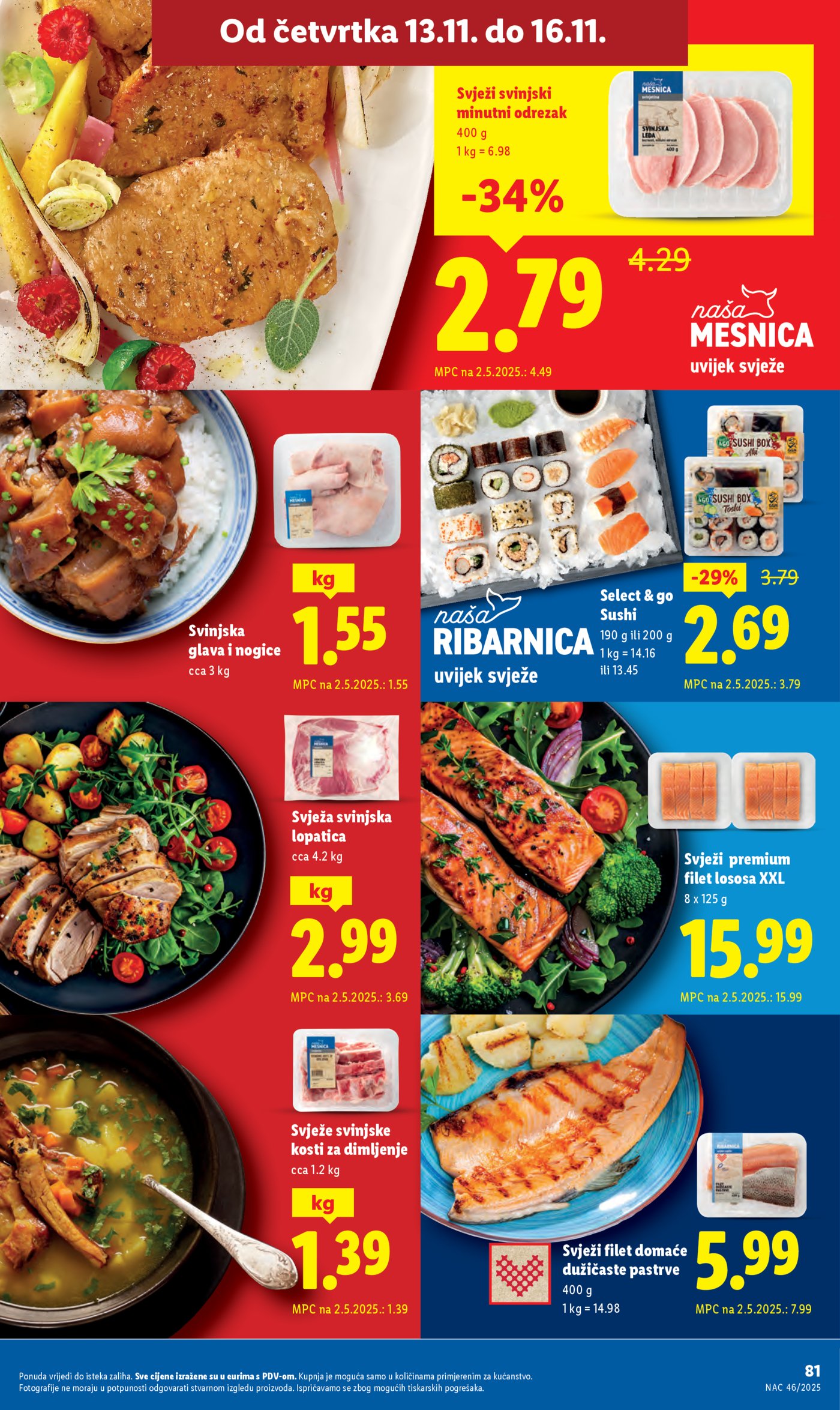 Lidl Super ponuda od ponedjeljka 10.11.-16.11.2025.
