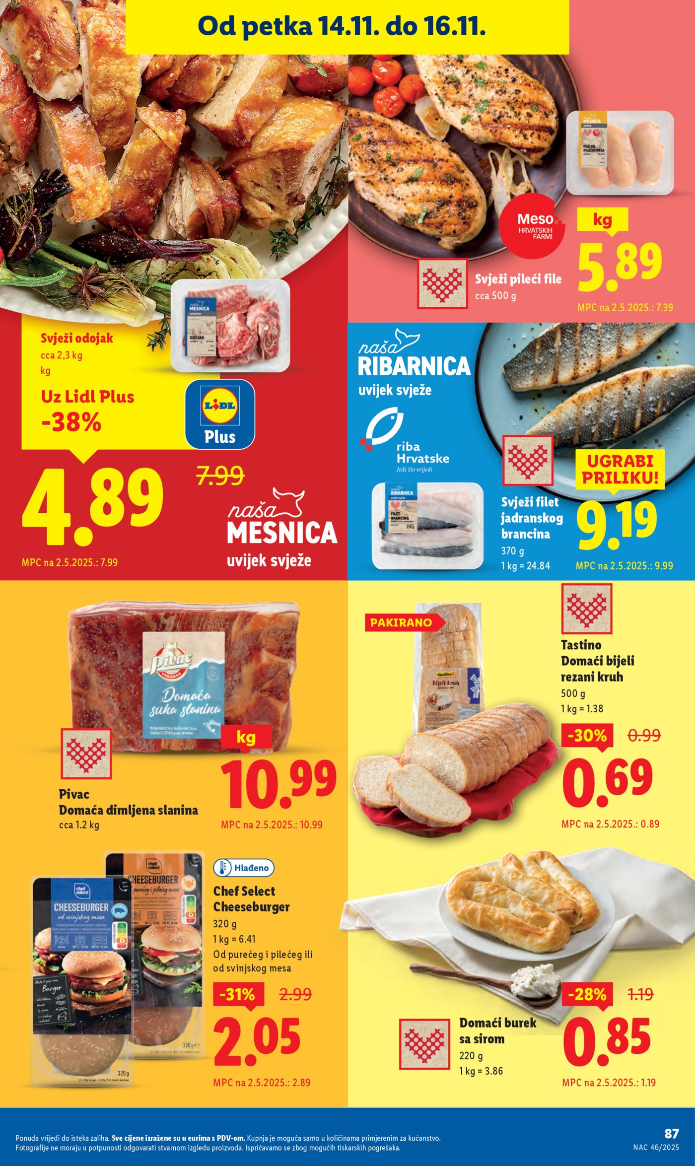 Lidl Super ponuda od ponedjeljka 10.11.-16.11.2025.