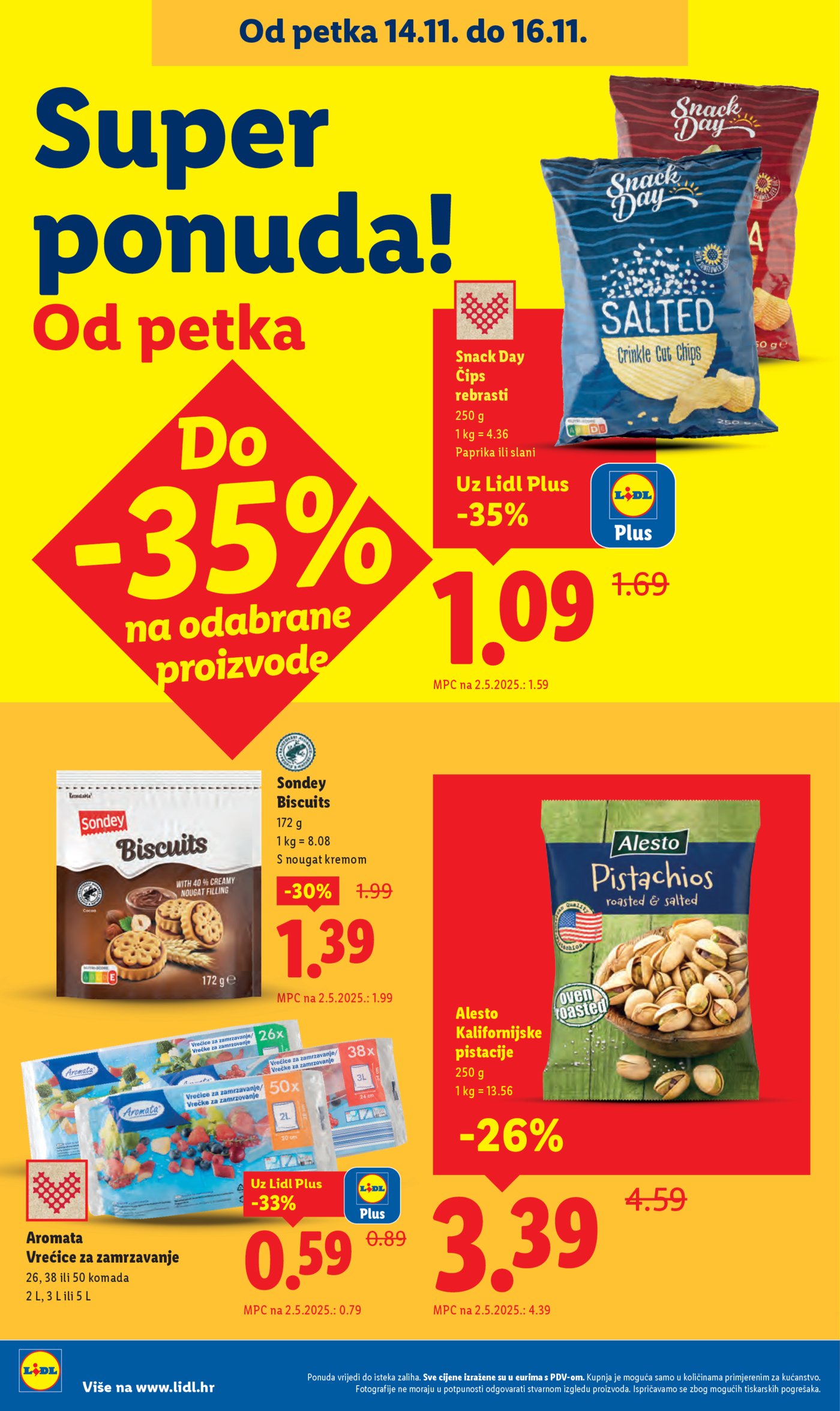Lidl Super ponuda od ponedjeljka 10.11.-16.11.2025.