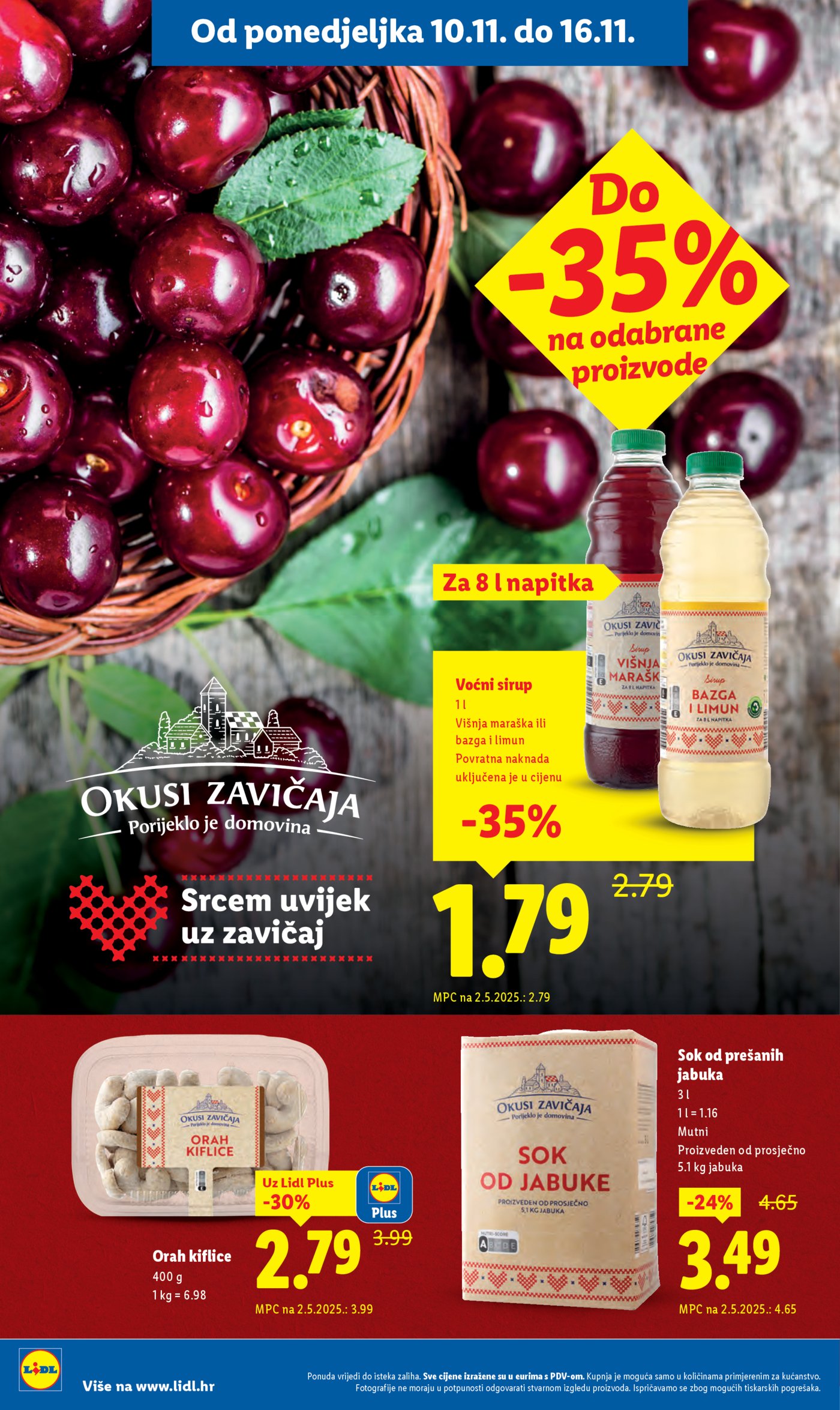 Lidl Super ponuda od ponedjeljka 10.11.-16.11.2025.