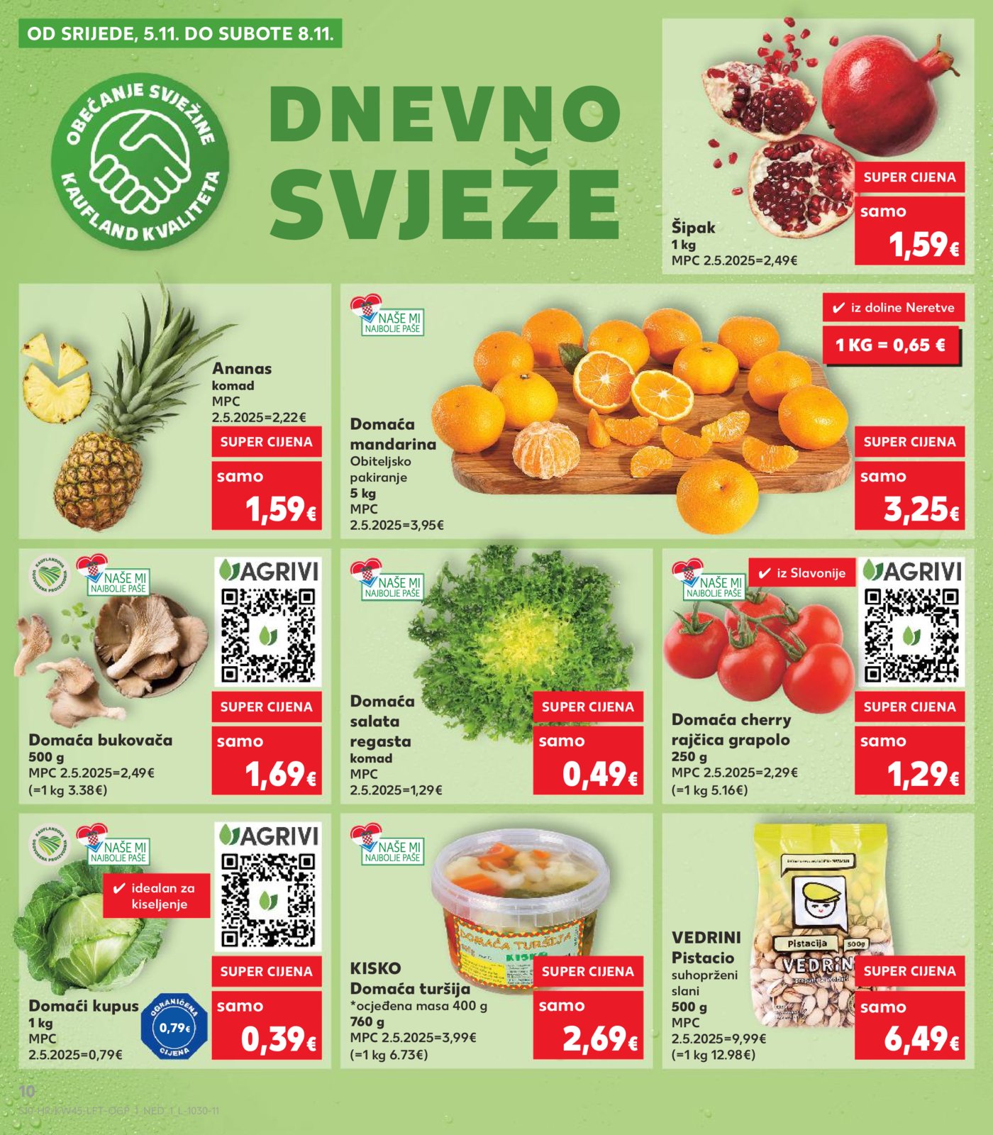 Kaufland katalog Akcija 05.11.-11.11.2025. Ka, Ri, Si