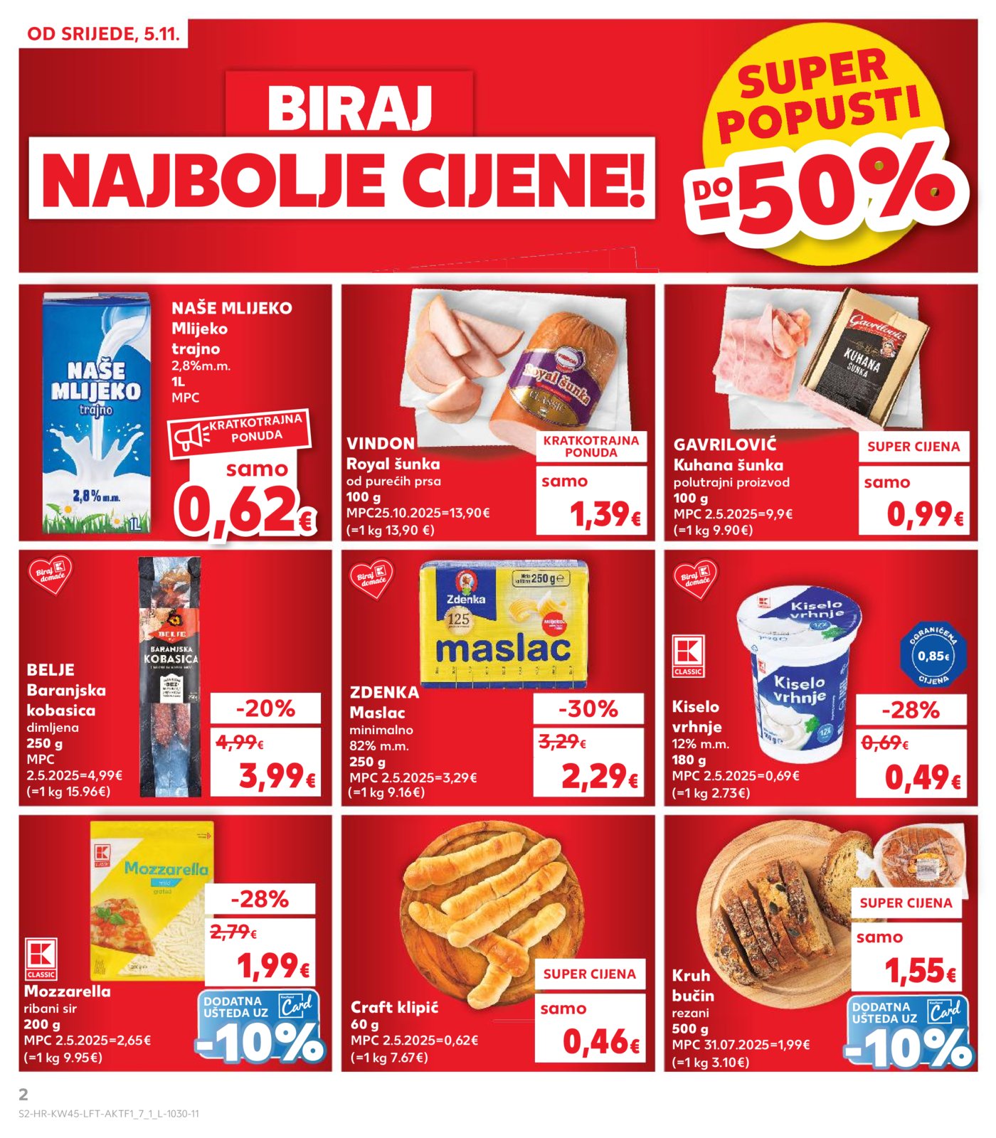 Kaufland katalog Akcija 05.11.-11.11.2025. Odabrane poslovnice