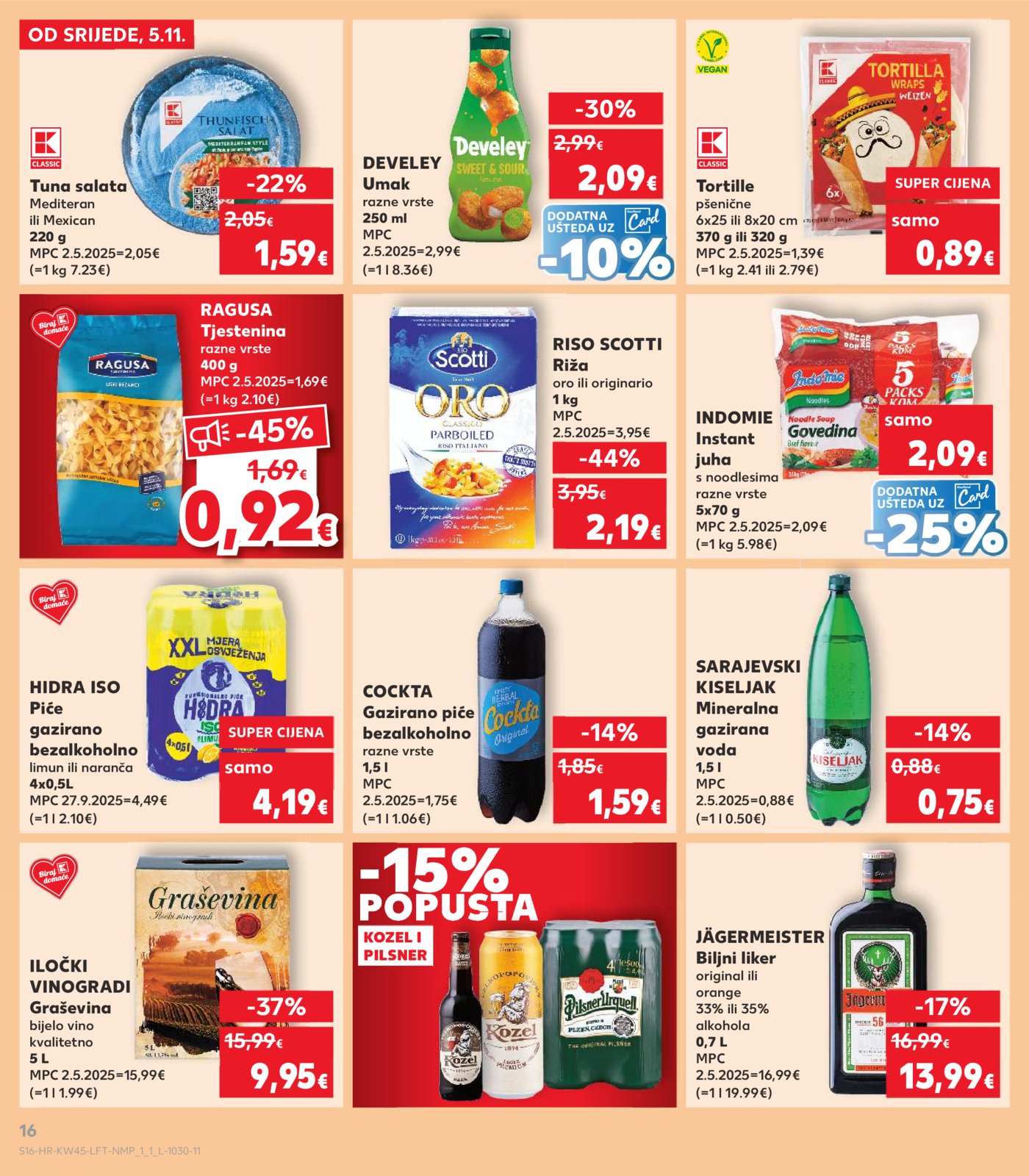 Kaufland katalog Akcija 05.11.-11.11.2025. Odabrane poslovnice