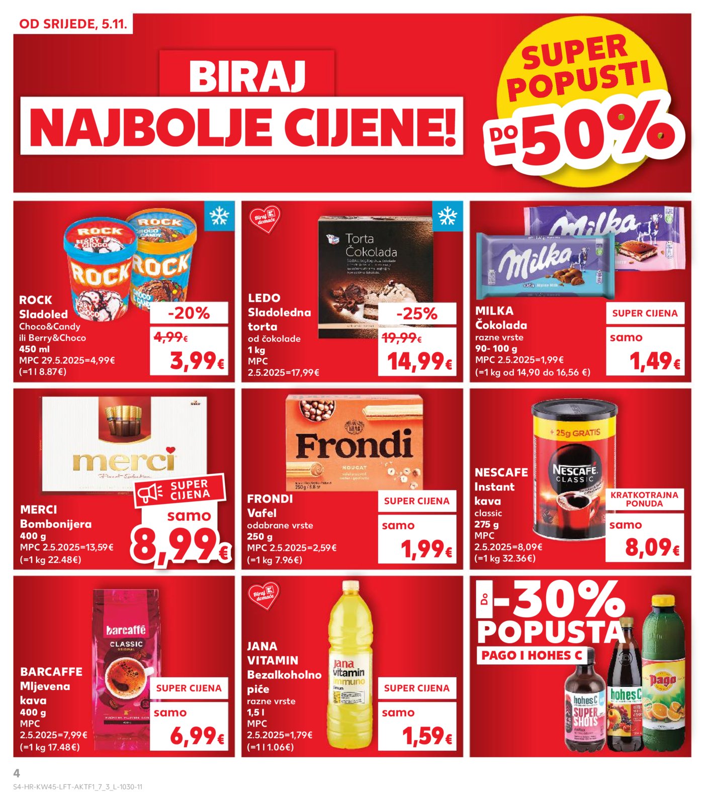 Kaufland katalog Akcija 05.11.-11.11.2025. Odabrane poslovnice