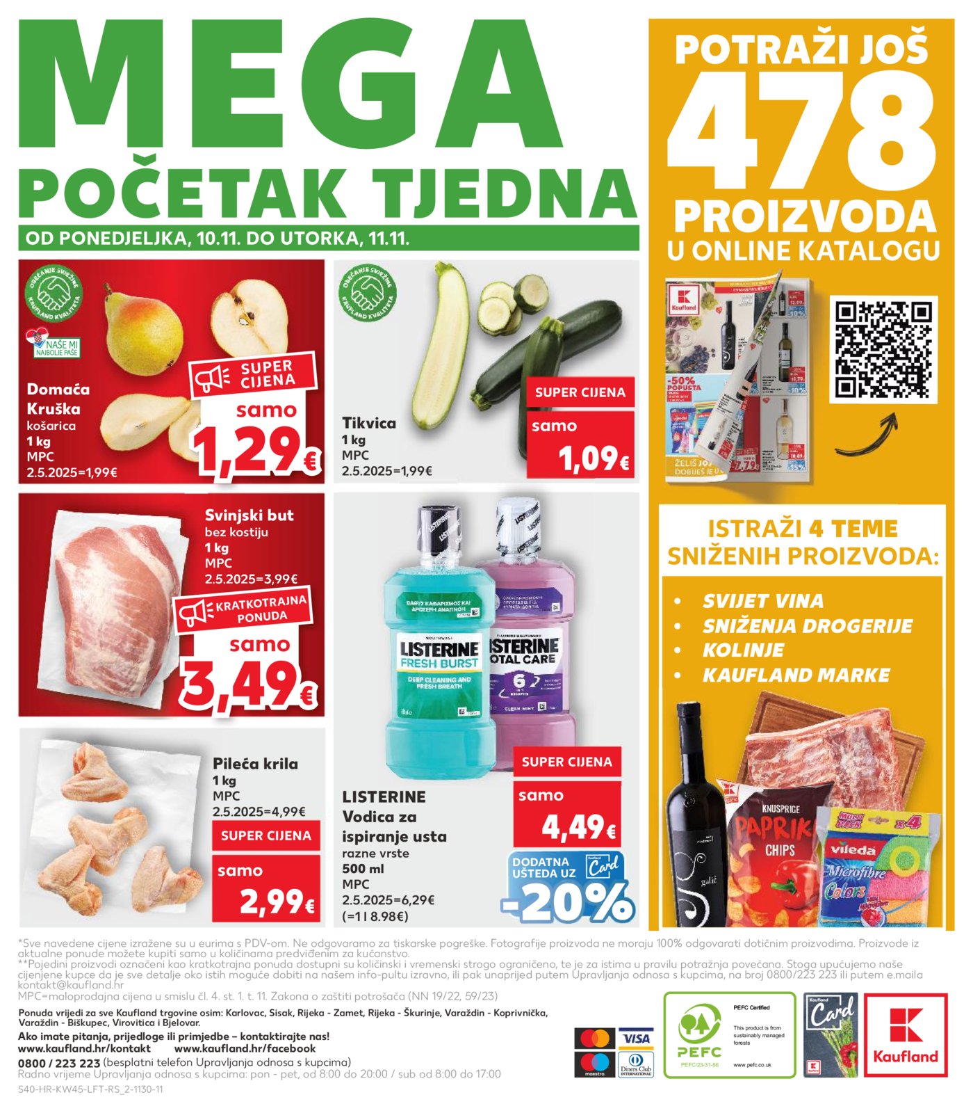 Kaufland katalog Akcija 05.11.-11.11.2025. Odabrane poslovnice