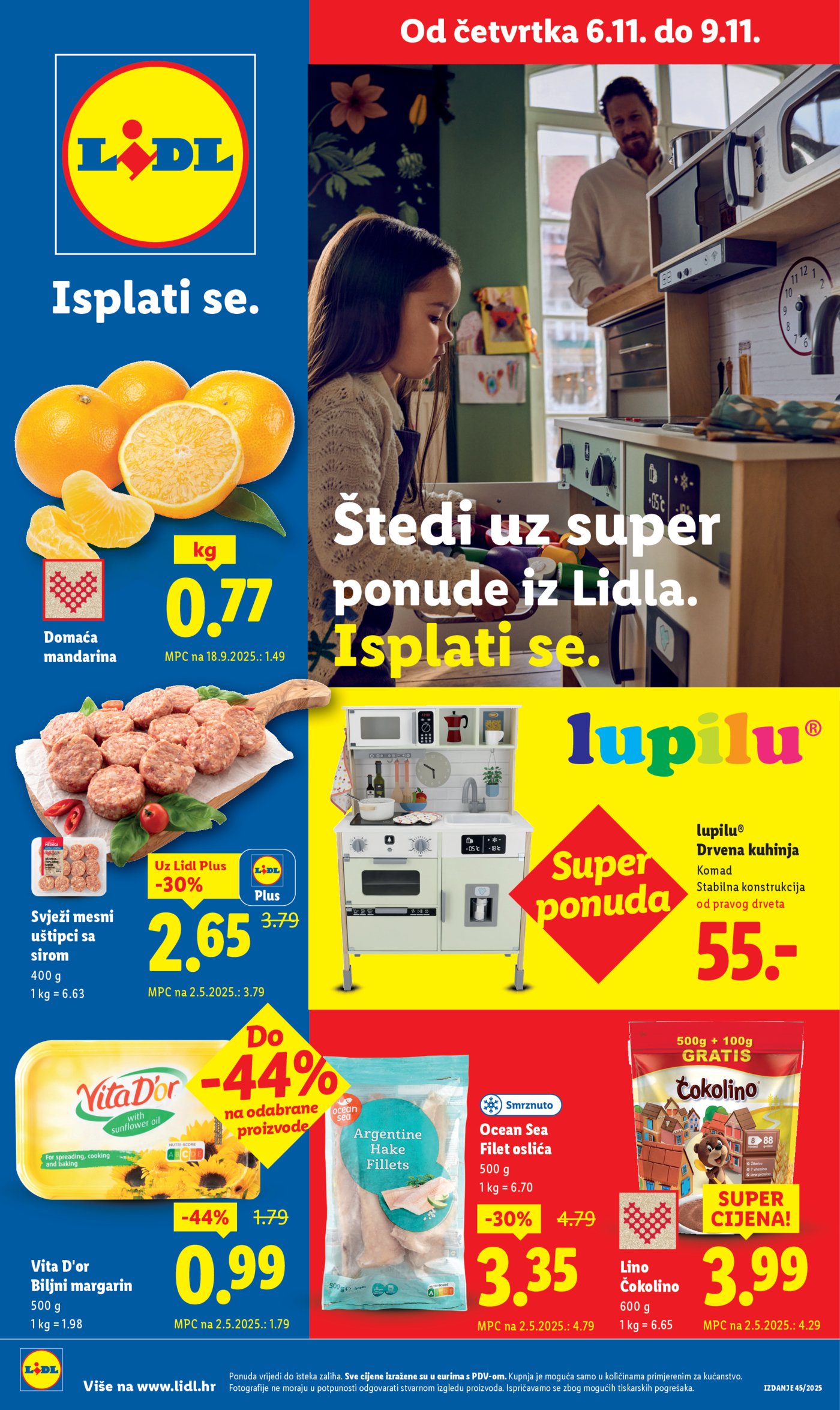 Lidl katalog Super ponuda od četvrtka 06.11.-09.11.2025.