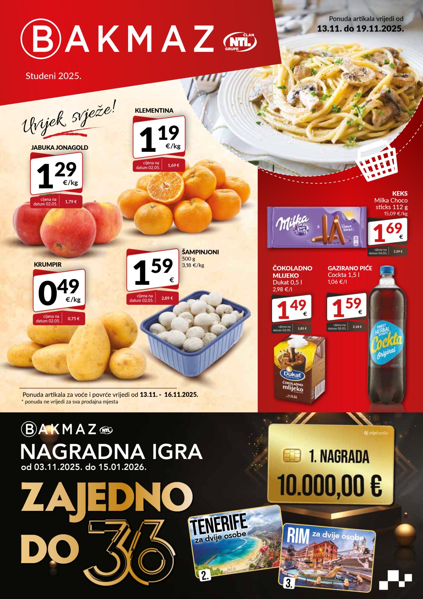 Bakmaz katalog Akcija 13.11. - 19.11.2025.
