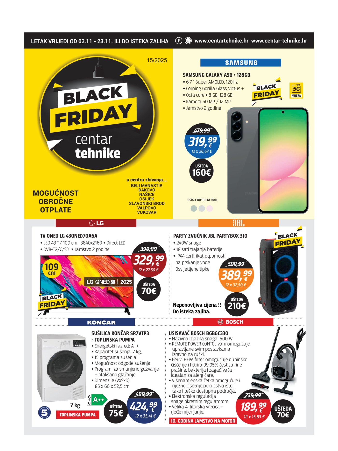 Centar tehnike katalog Akcija 03.11. - 23.11.2025.