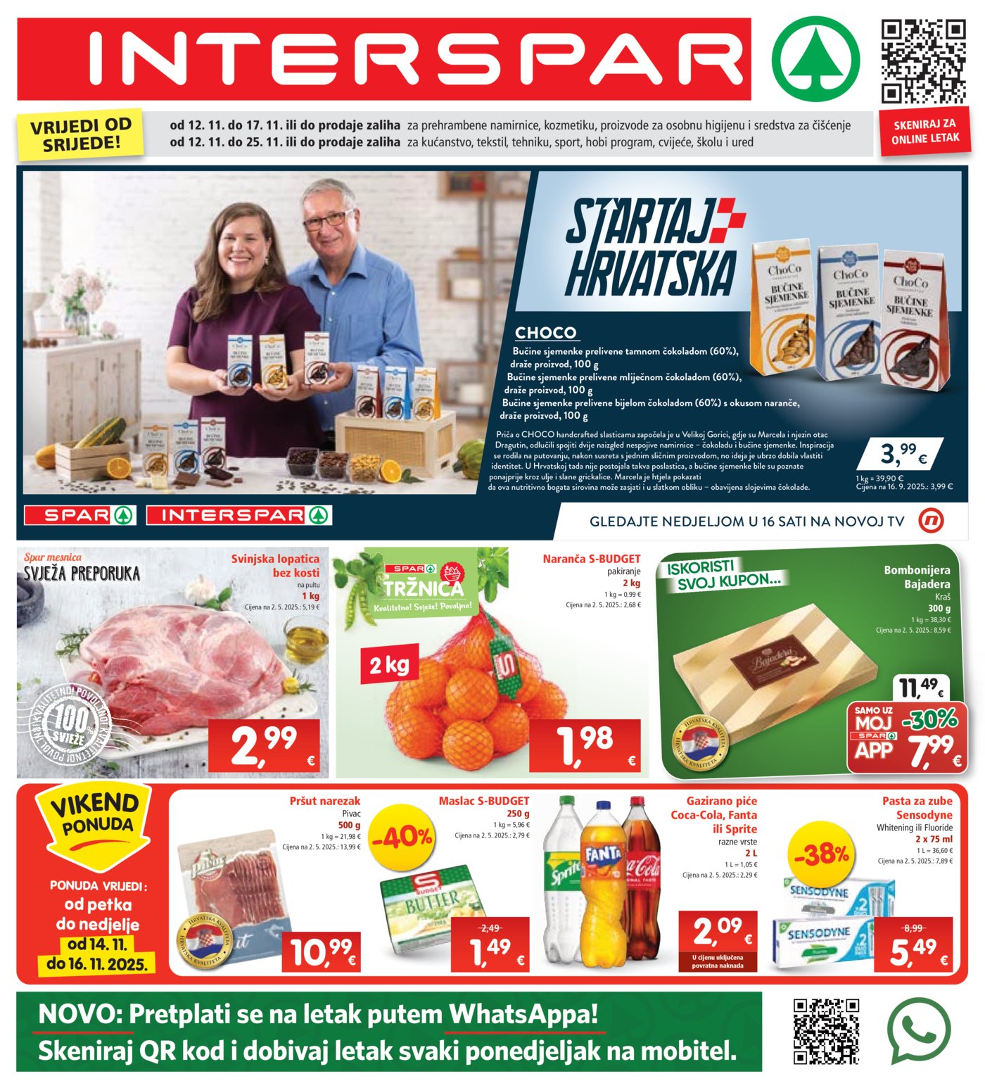 INTERSPAR katalog Akcija 12.11. - 17.11.2025.