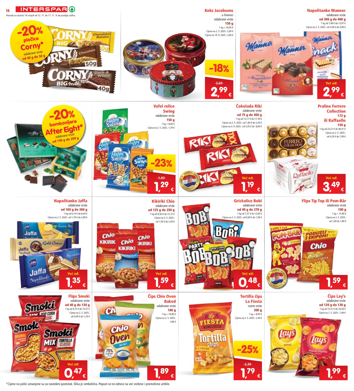 INTERSPAR katalog Akcija 12.11. - 17.11.2025.