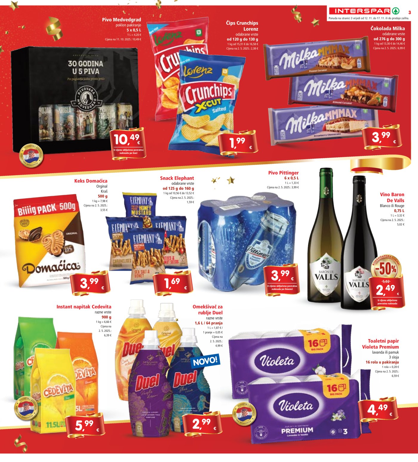INTERSPAR katalog Akcija 12.11. - 17.11.2025.