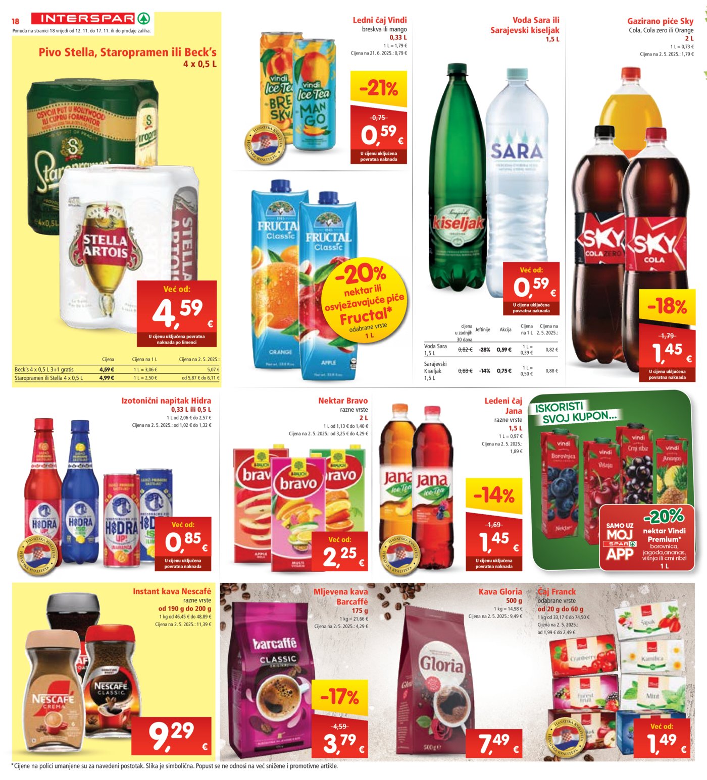 INTERSPAR katalog Akcija 12.11. - 17.11.2025.
