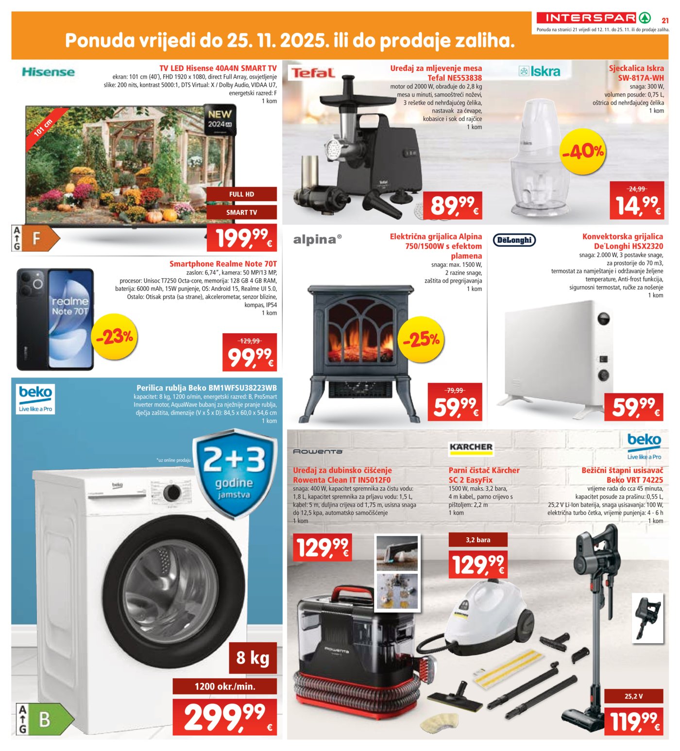 INTERSPAR katalog Akcija 12.11. - 17.11.2025.