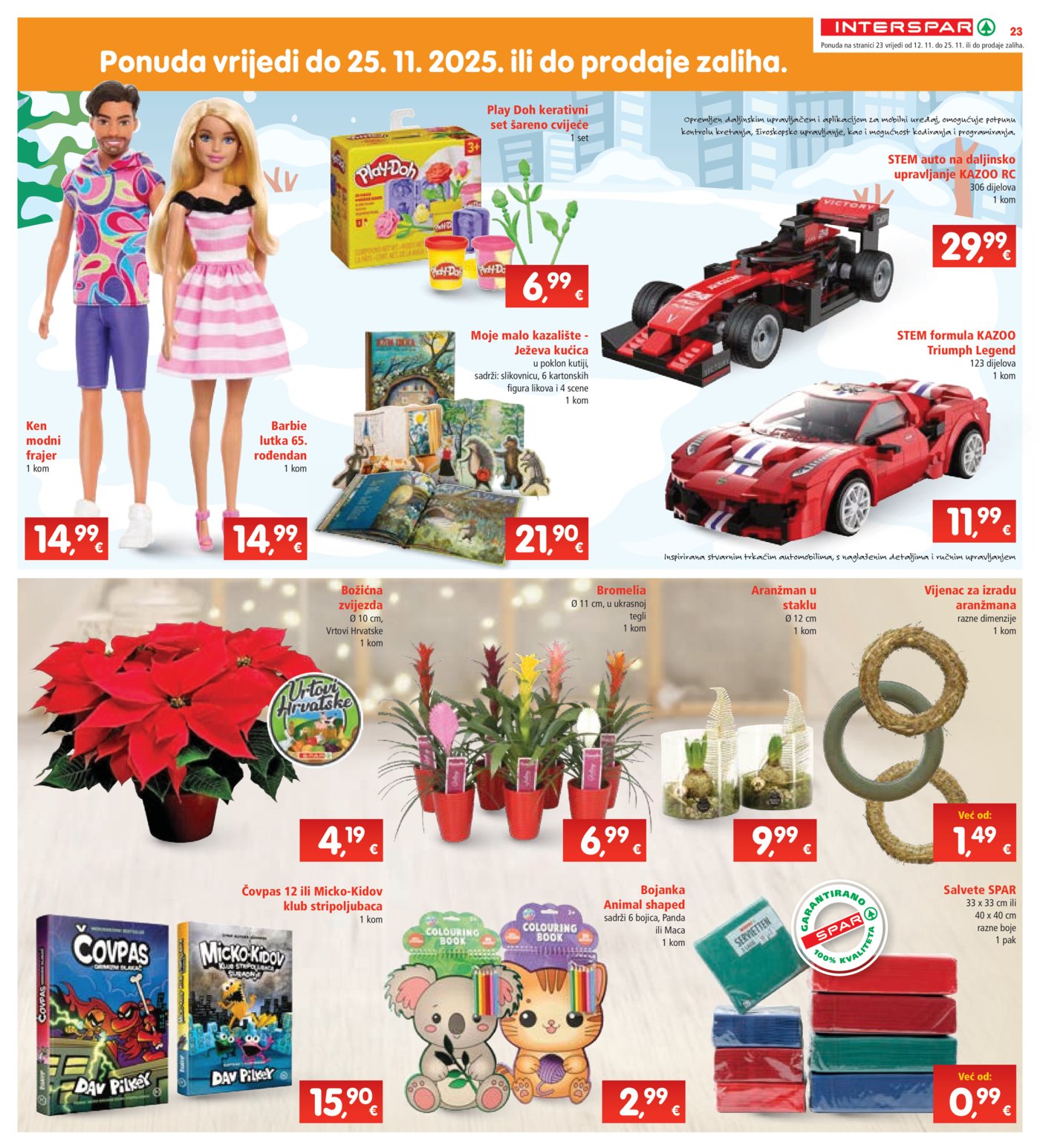 INTERSPAR katalog Akcija 12.11. - 17.11.2025.
