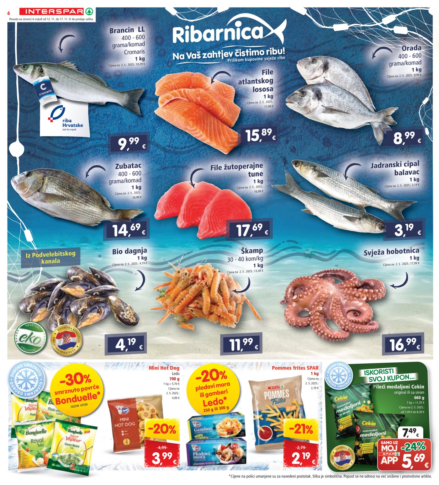 INTERSPAR katalog Akcija 12.11. - 17.11.2025.