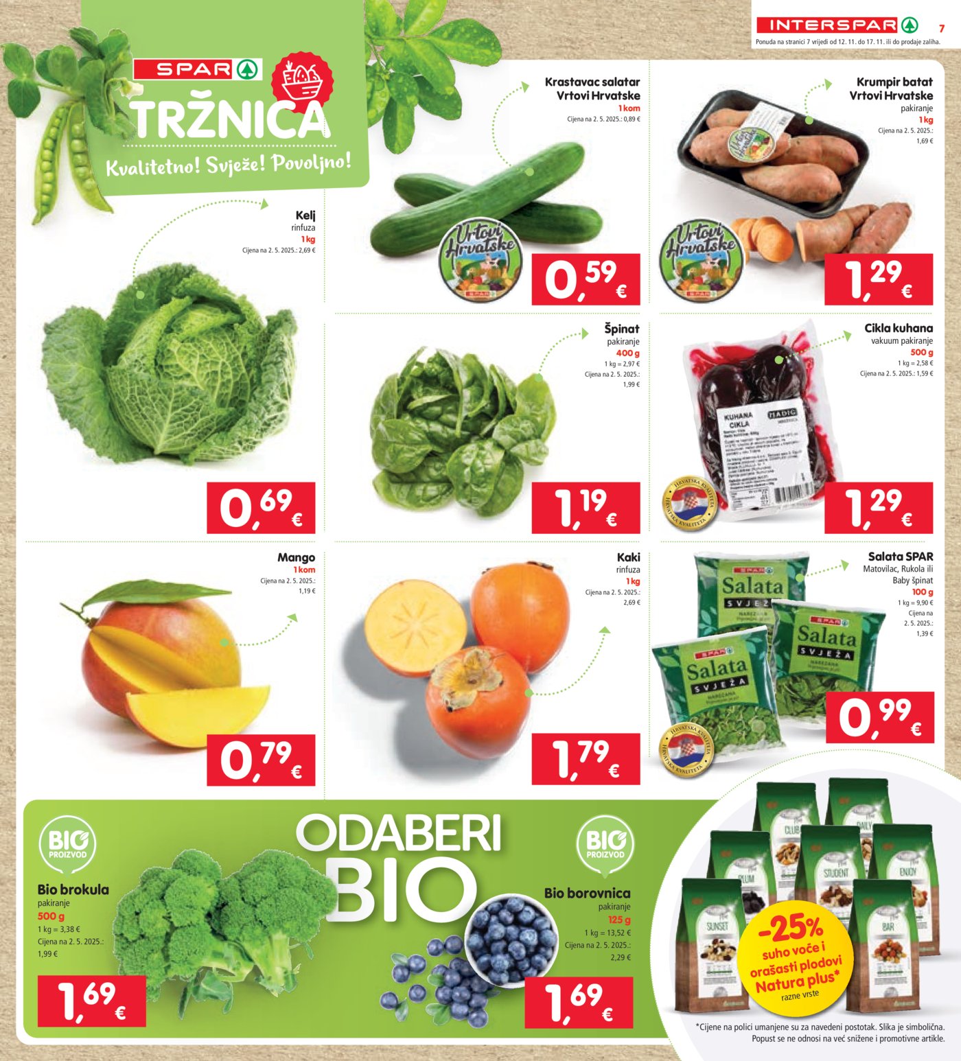 INTERSPAR katalog Akcija 12.11. - 17.11.2025.